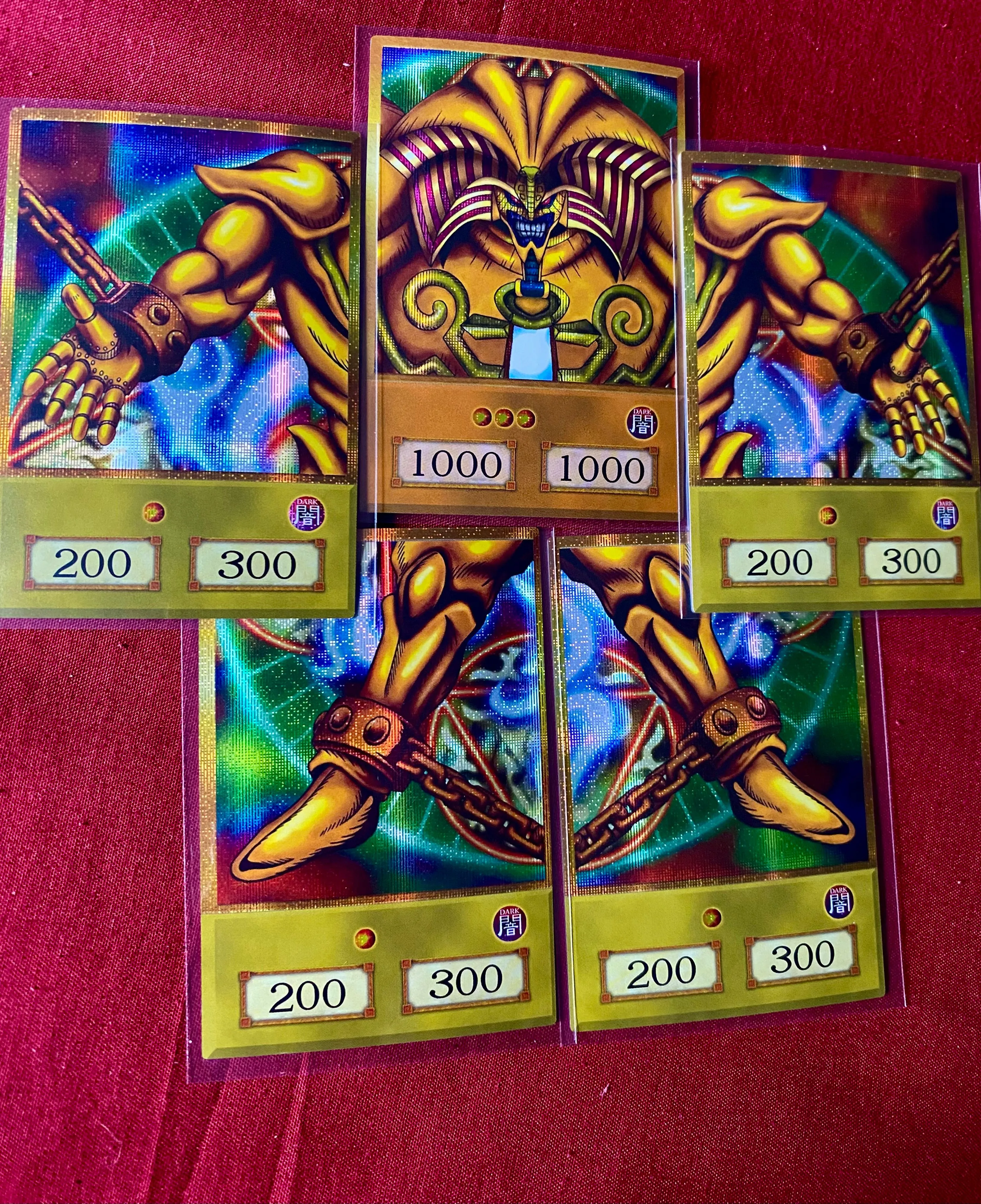 ANIME CARD SET - THE COMPLETE EXODIA (GOLD RARE) · Whatnot: Shop