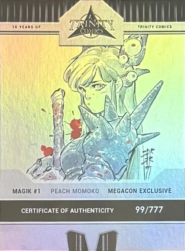 Megacon限定 Peach Momoko 桃桃子 Magik Trinity Megacon Trinity Comics exclusive variant for Magik 1 by Peach