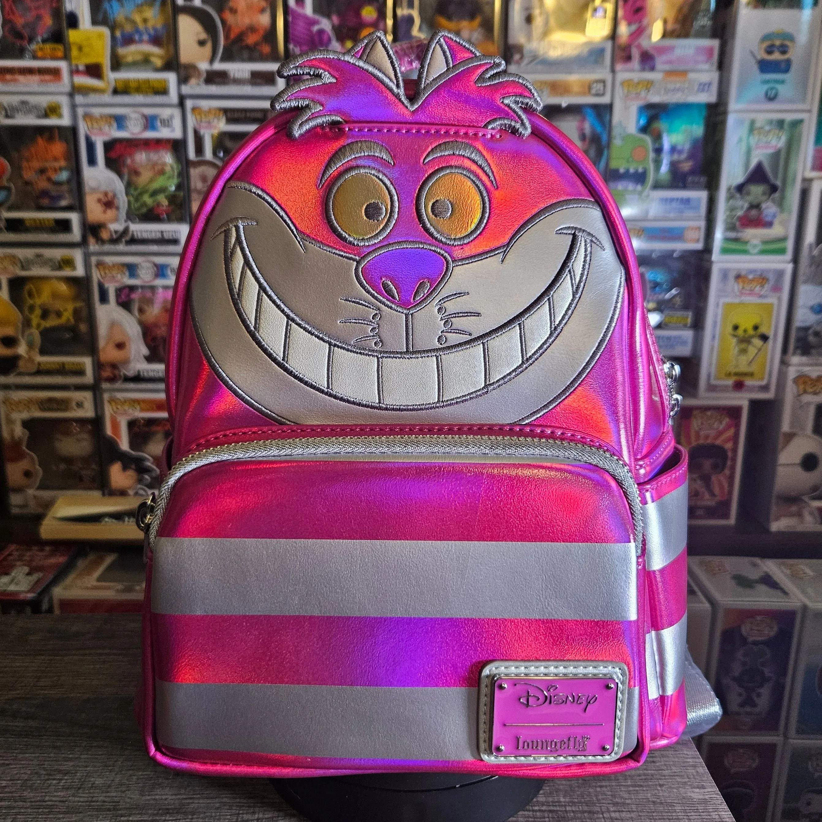 Loungefly cheshire cat backpack on sale