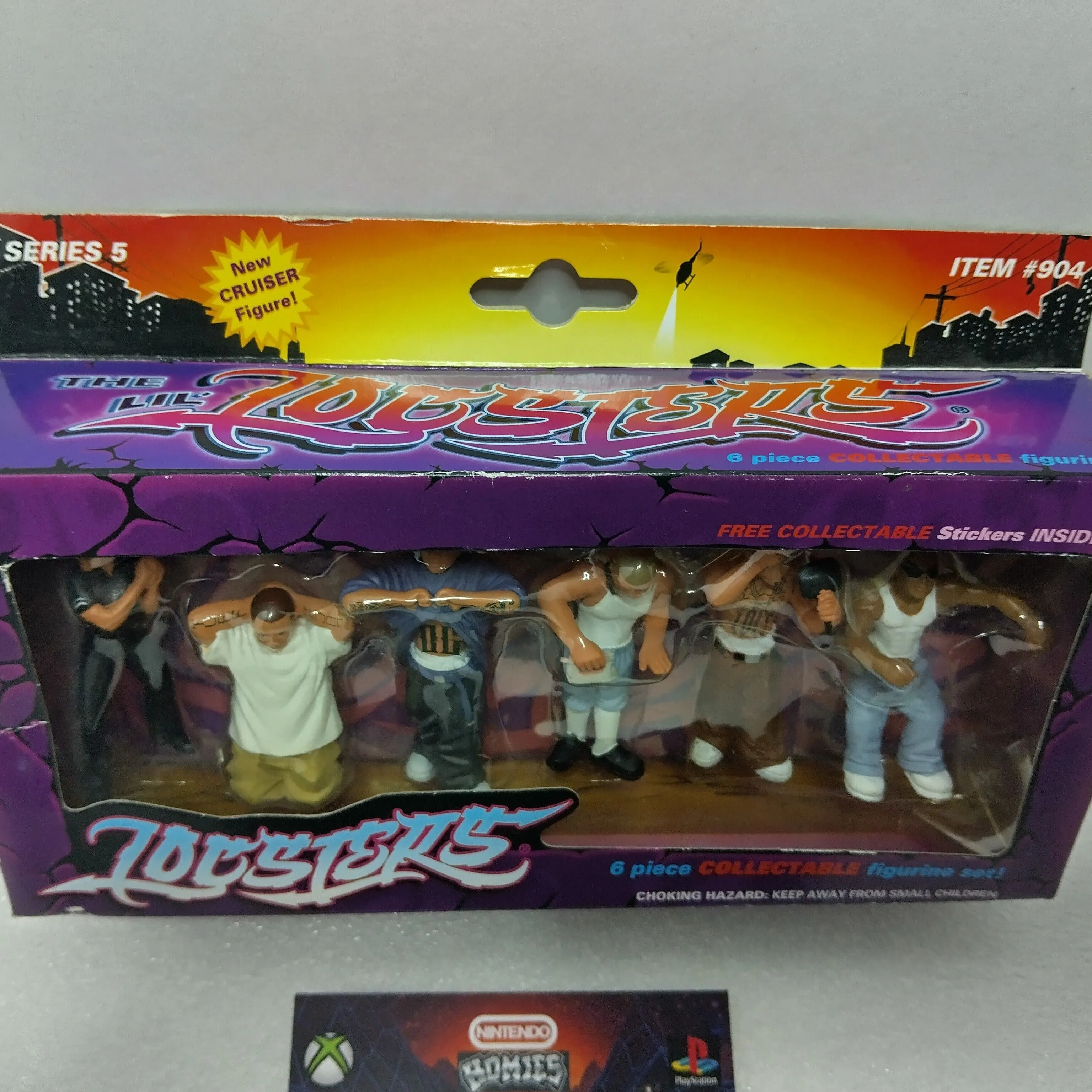 Hoppin'hydro's　Homies フィギュア　6体セット Hoppin Hydros The Lil Locsters Series #2 6 Figure Box Set