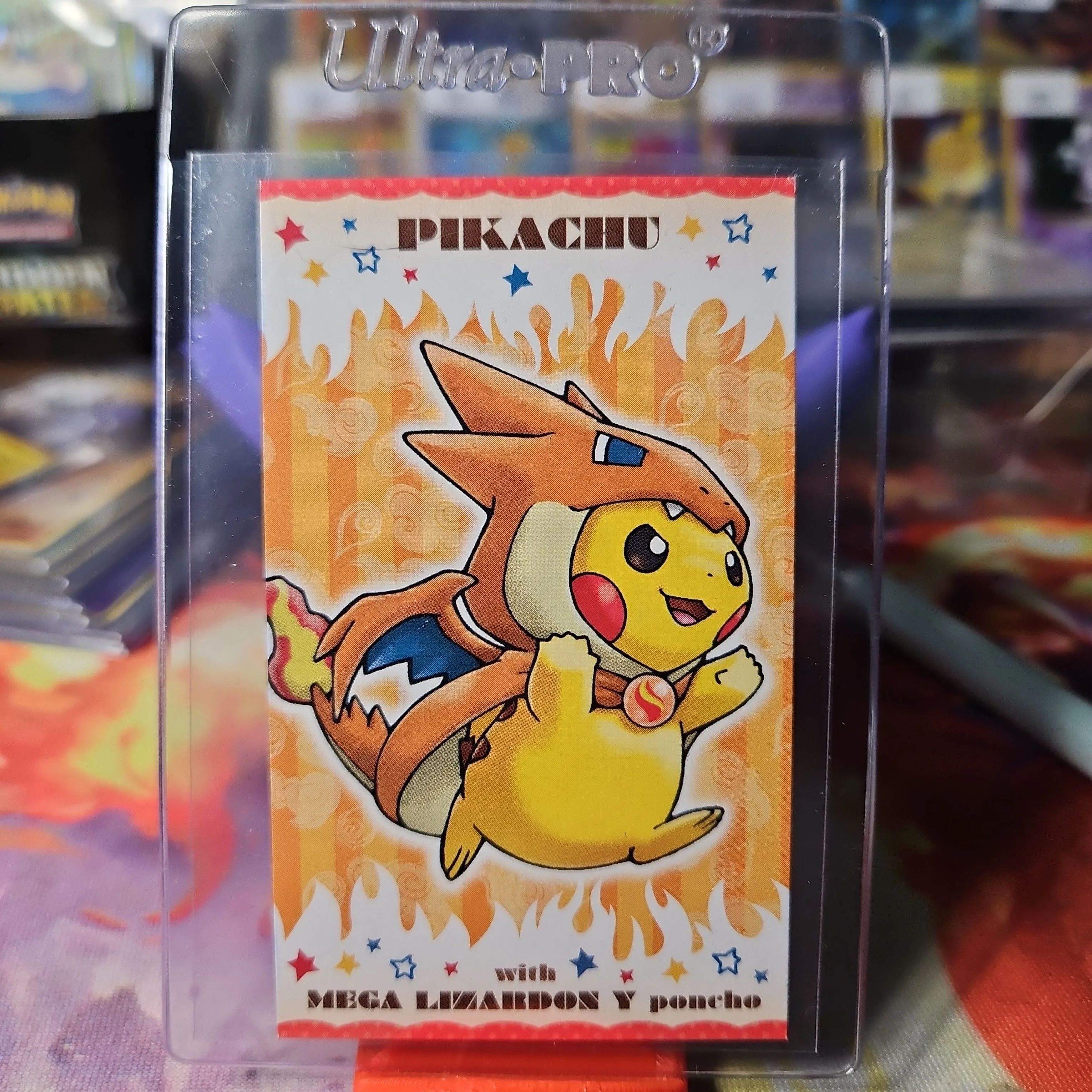 2016 Pokemon Japanese XY Promo Business Card Poncho Pikachu