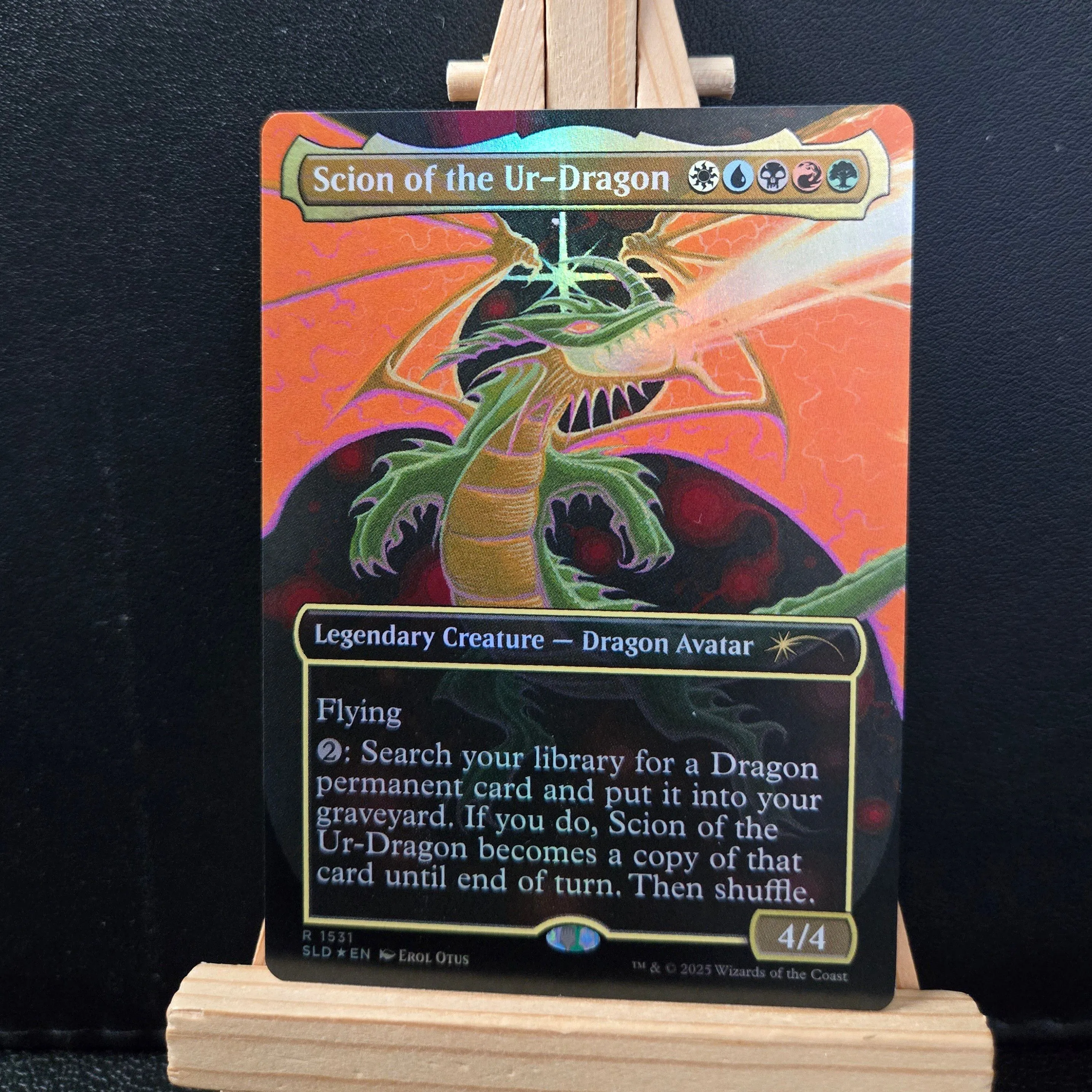 Scion of the Ur-Dragon (Rainbow Foil) - Secret Lair Drop