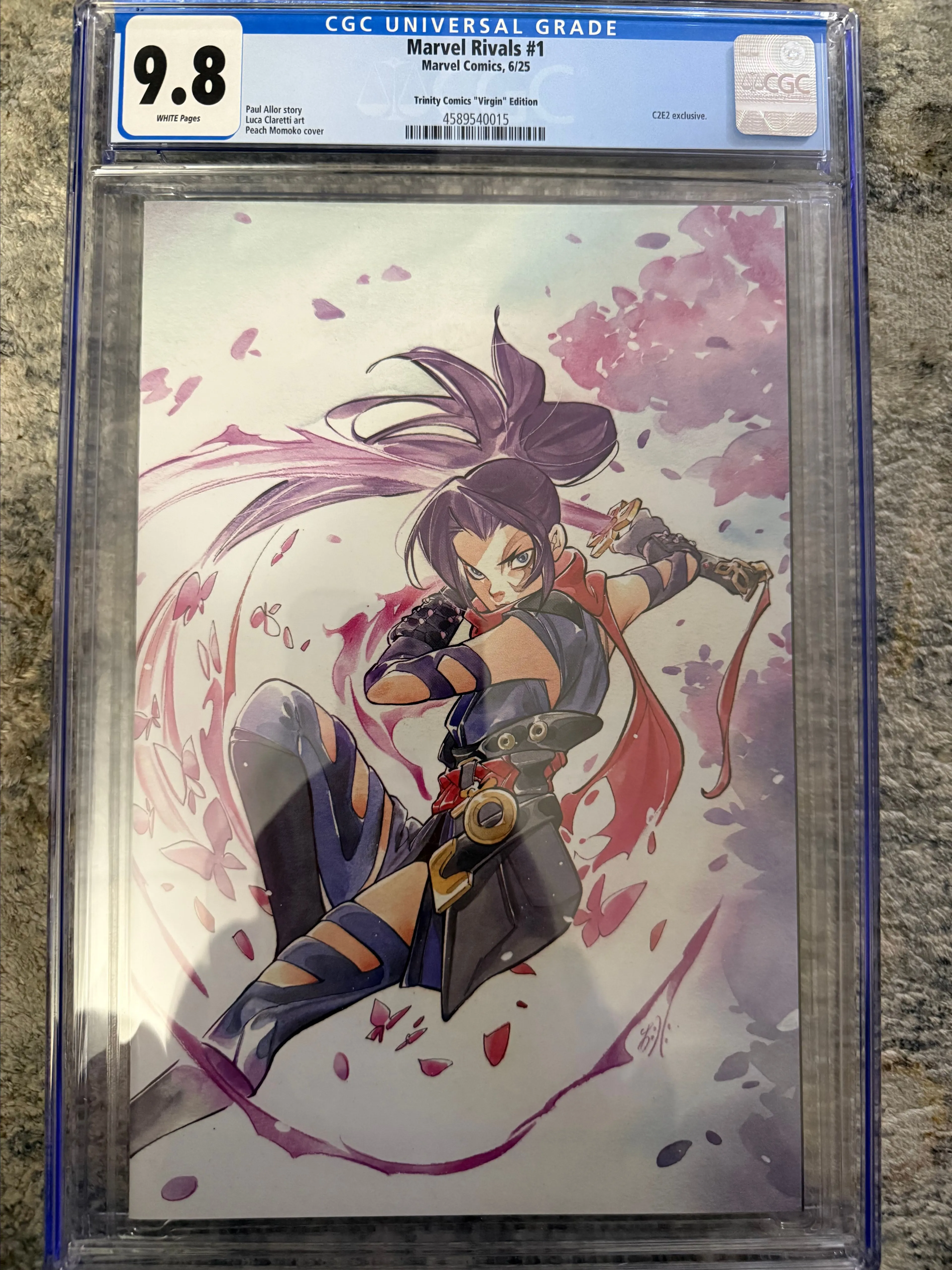 C2E2 Peach Momoko 桃桃子 Marvel Rivals Marvel Rivals #1 - Peach Momoko Trinity Comics 2025 C2E2