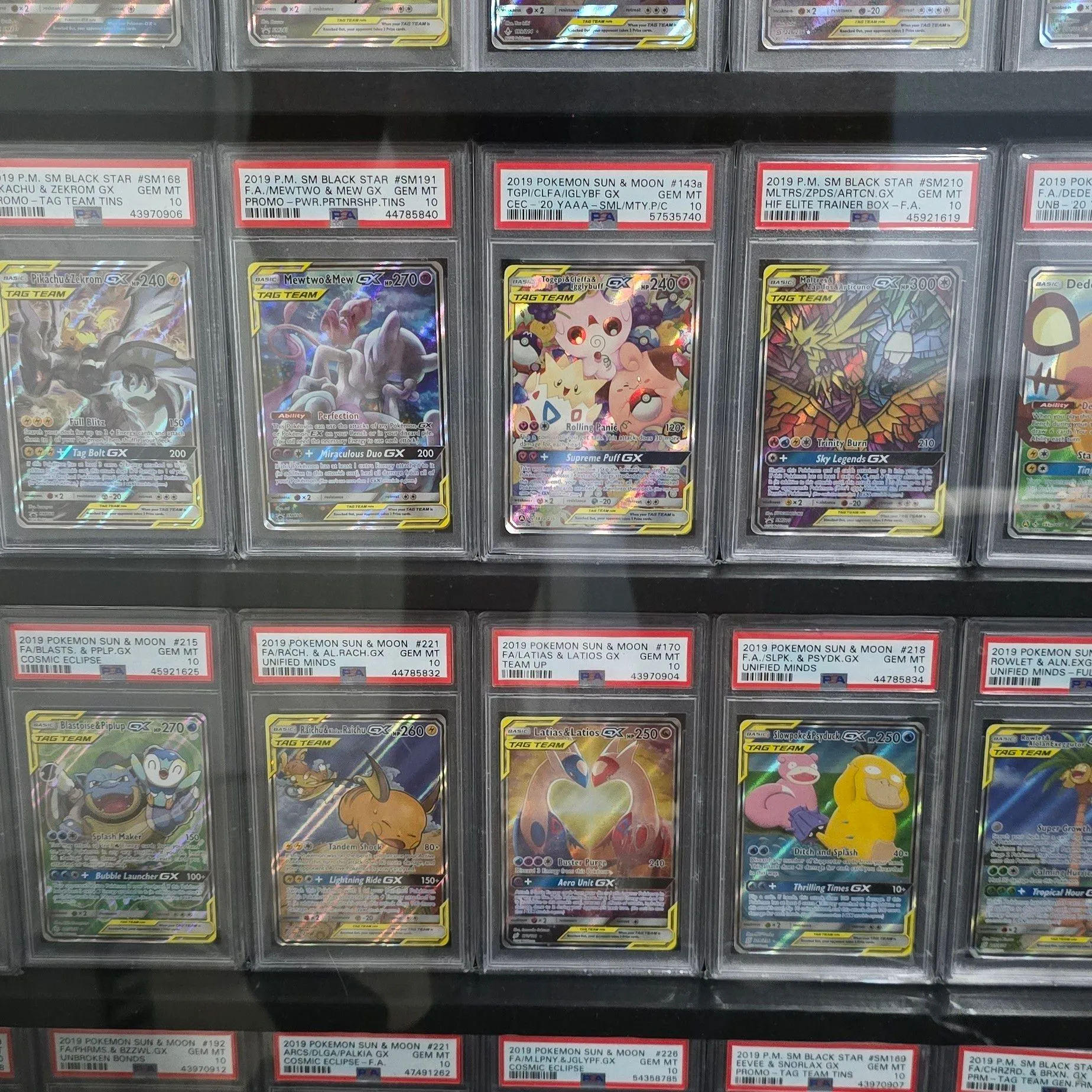 PSA 10 TAG TEAM SET COMPLETE SET OF ALL 36 TAG TEAM ALT ARTS