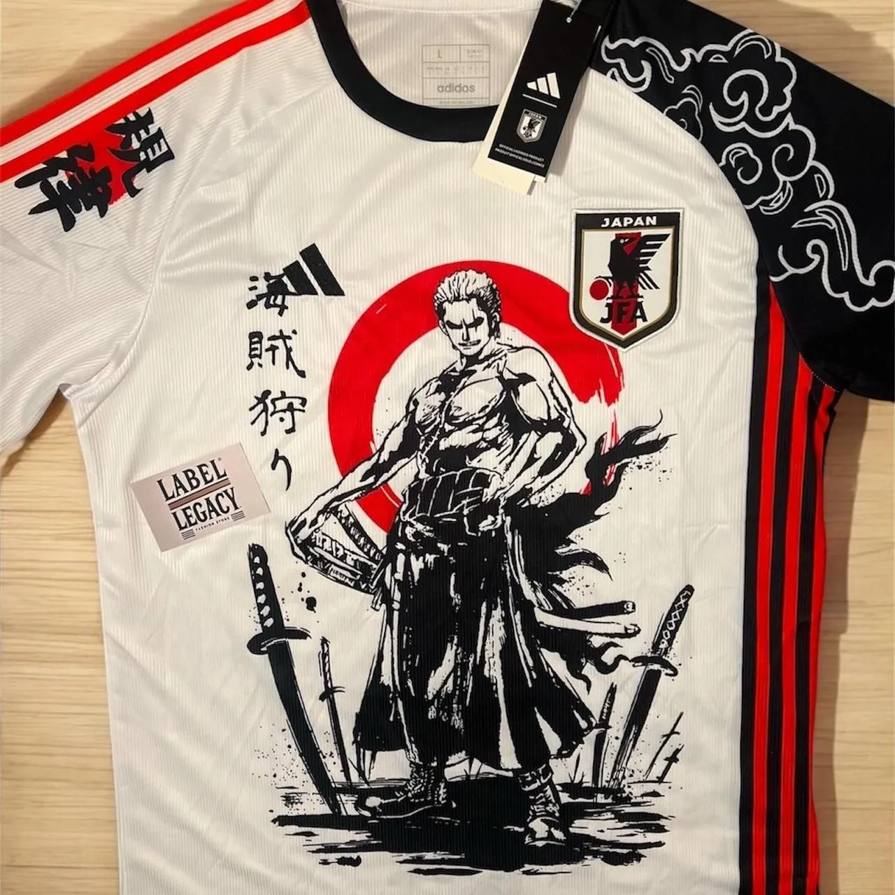 さっかーしょーけん Japan National Team x Zoro Football Shirt · Whatnot: Shop, Sell