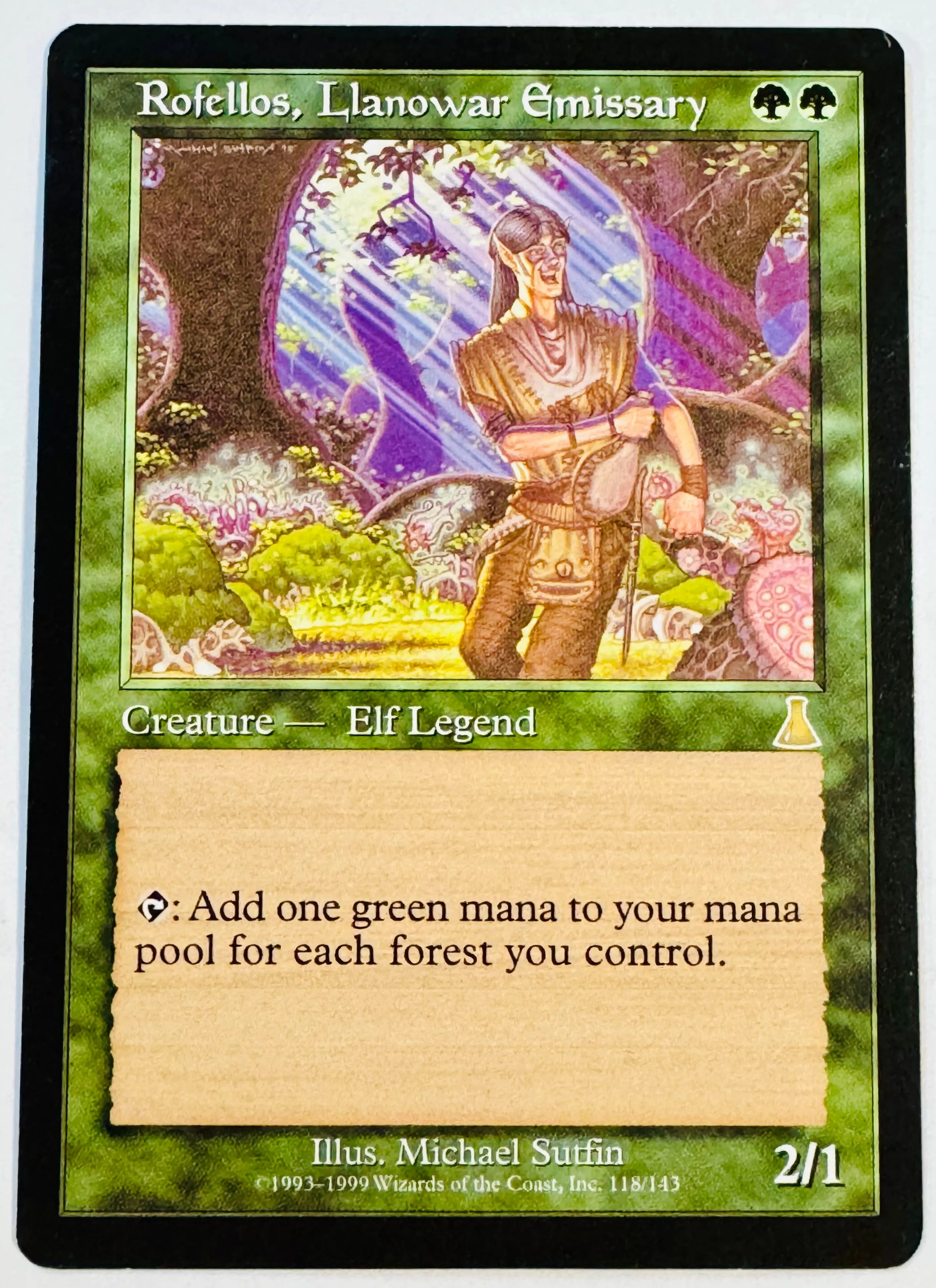 MTG - Rofellos, Llanowar Emissary NM · Whatnot: Shop, Sell, Connect