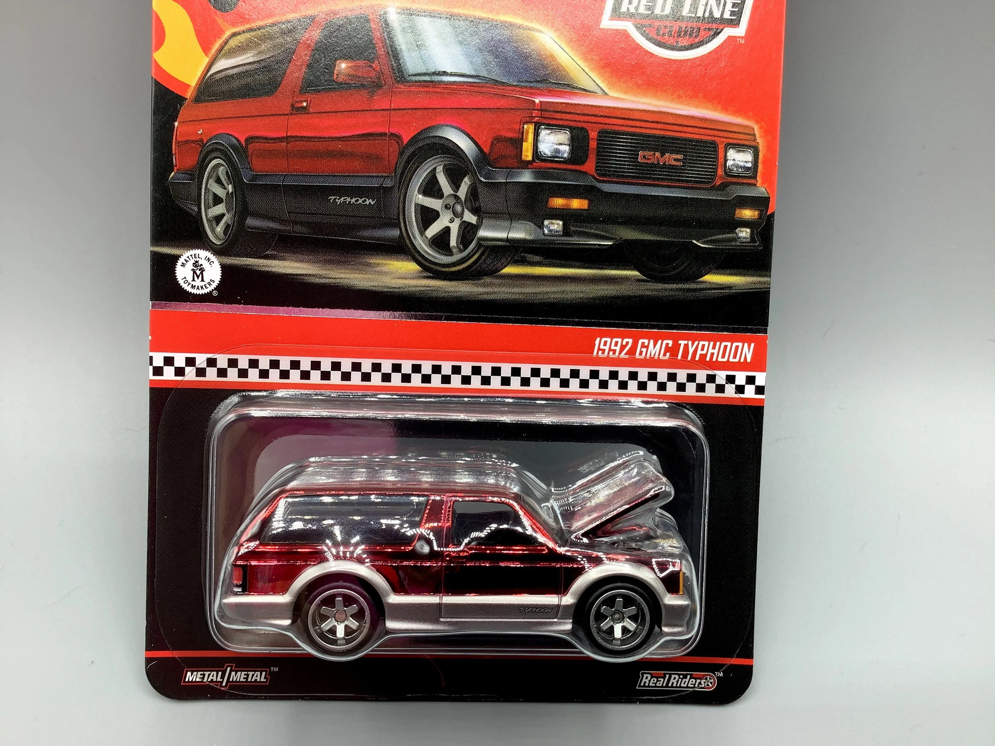 Hot Wheels RLC Red Line Club Red 1992 GMC Typhoon · Whatnot