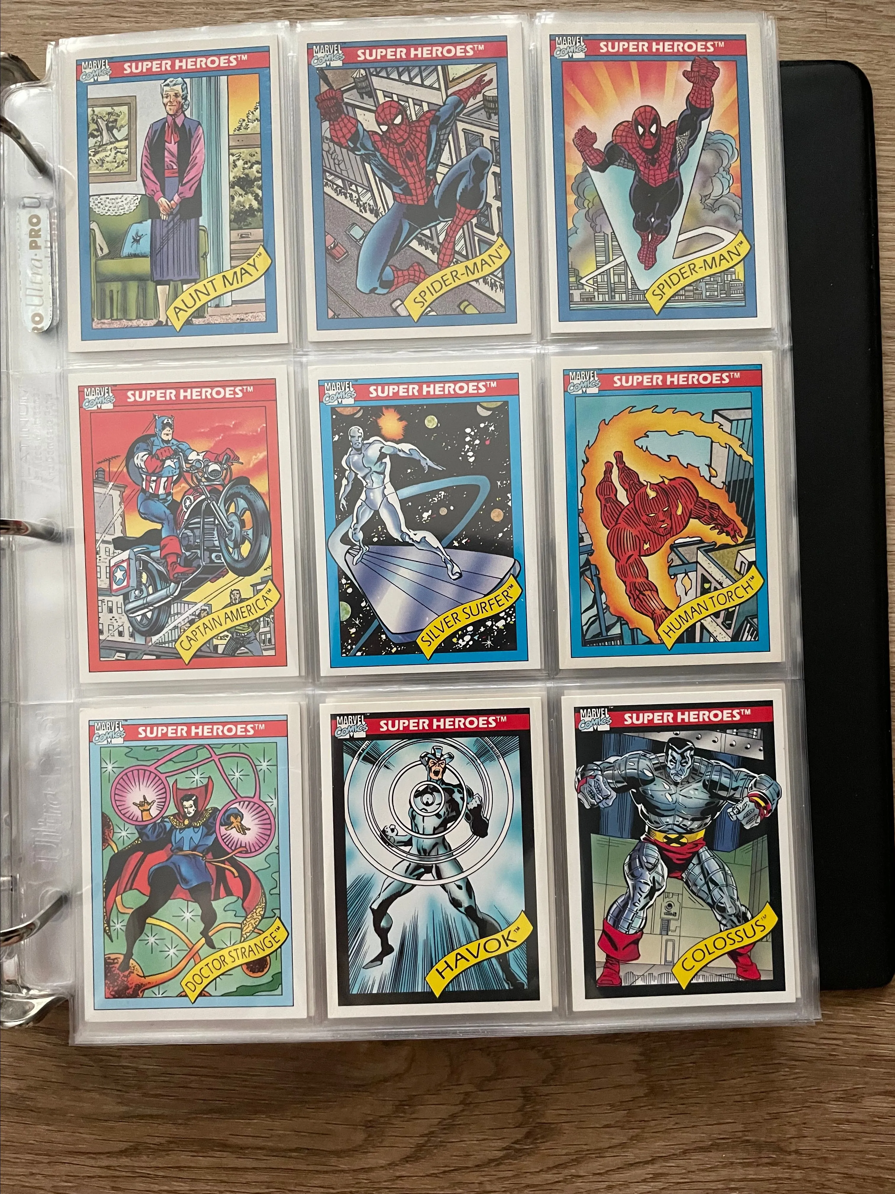 1990 Marvel Universe Series 1 Complete Base Set #1-162 Trading