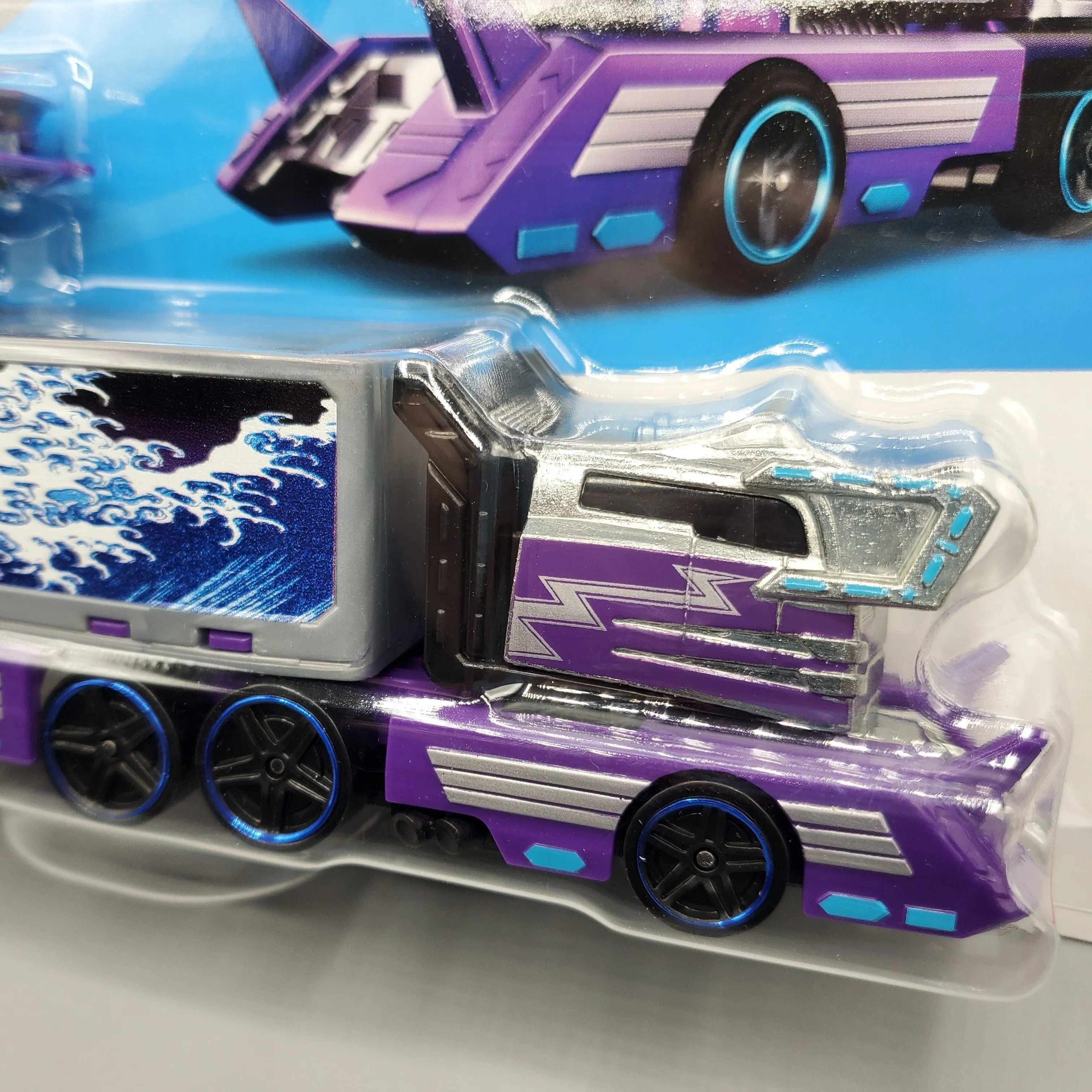 Hot Wheels Super Rigs Series Purple Galactic Express w/ Mad