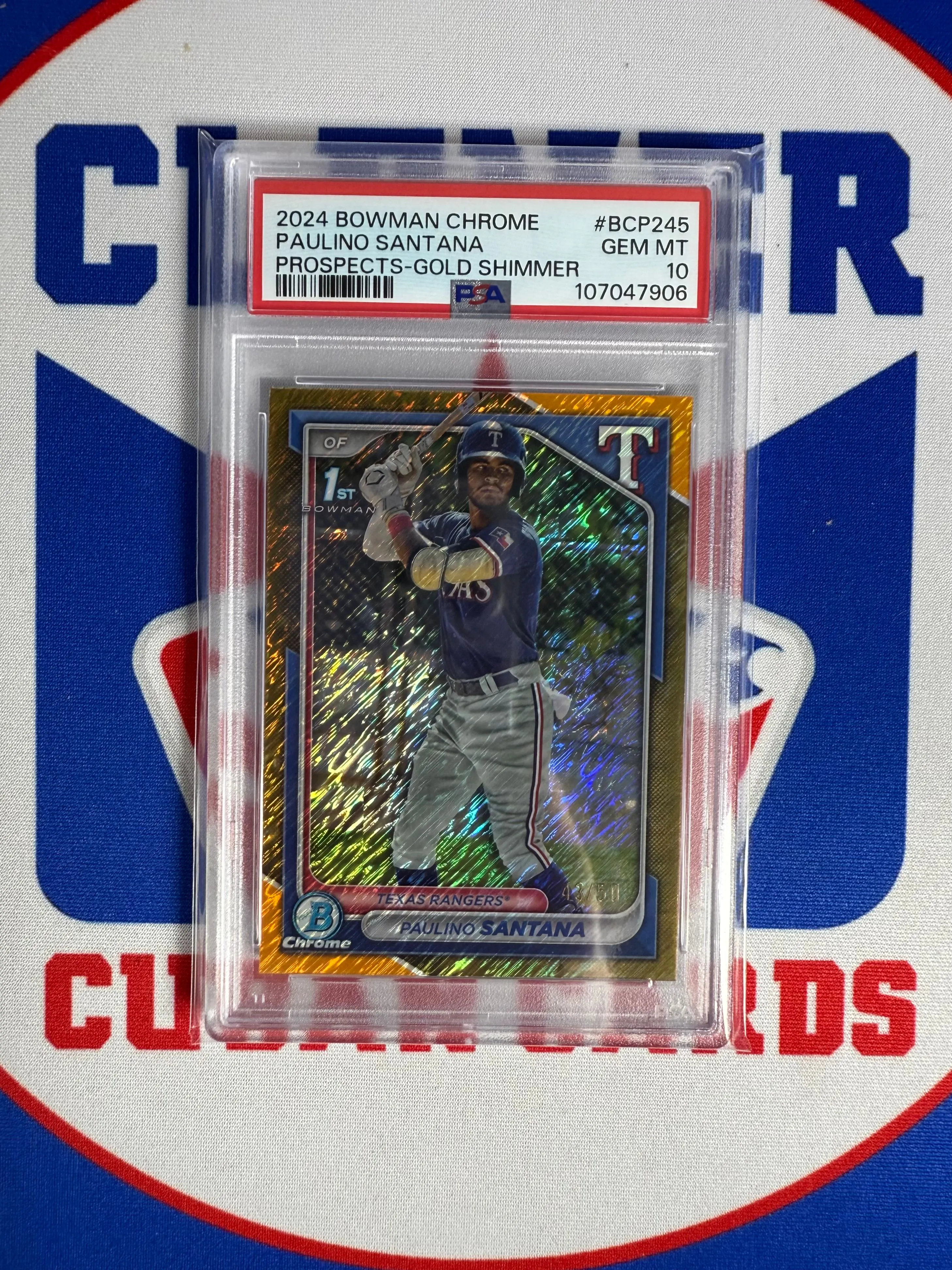 1st PAULINO SANTANA auto bowman chrome
