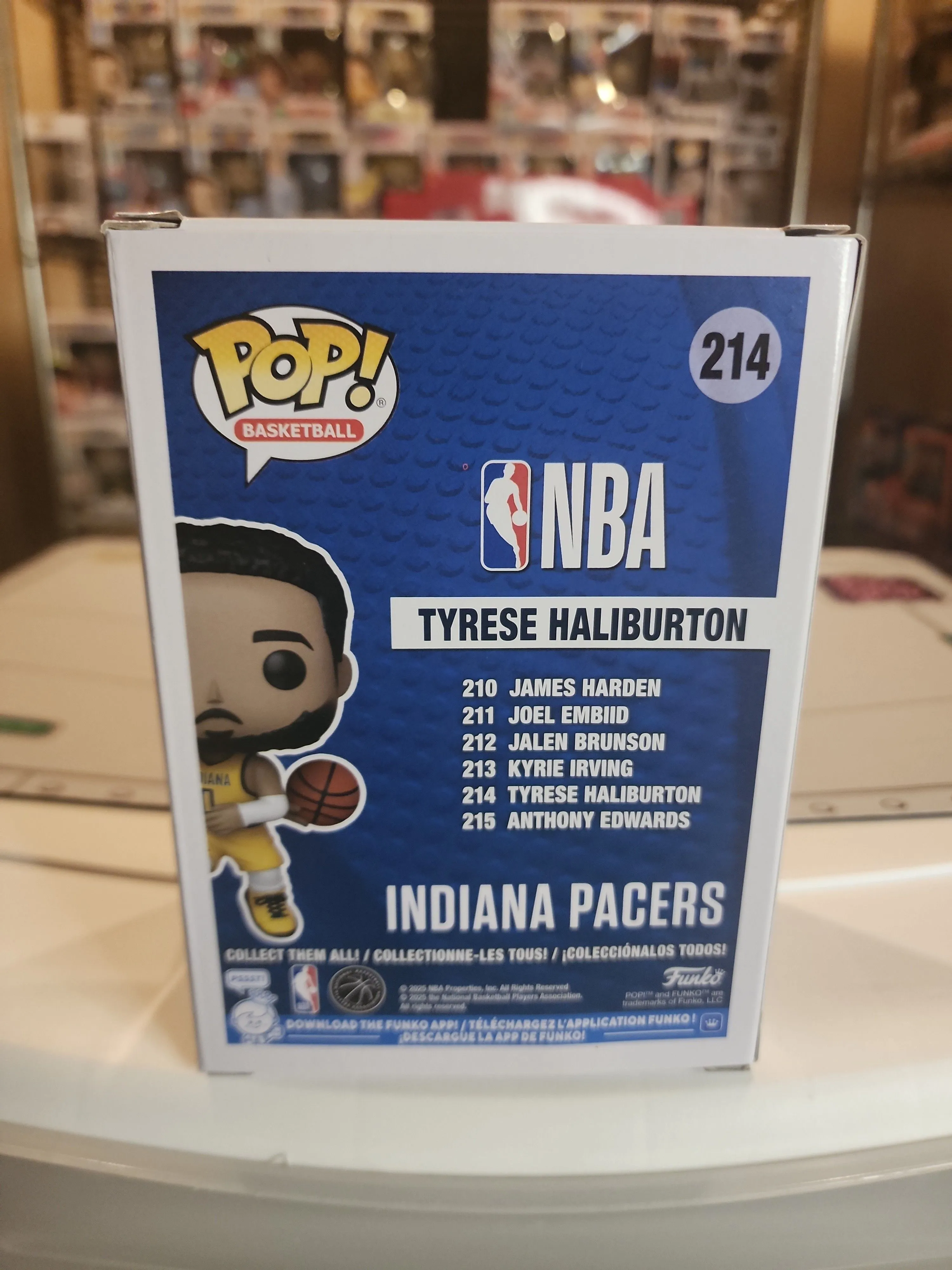 Funko Pop! NBA タイリース・ハリバートン #214 Tyrese Haliburton Signed Funko Pop #214 JSA Encapsulated