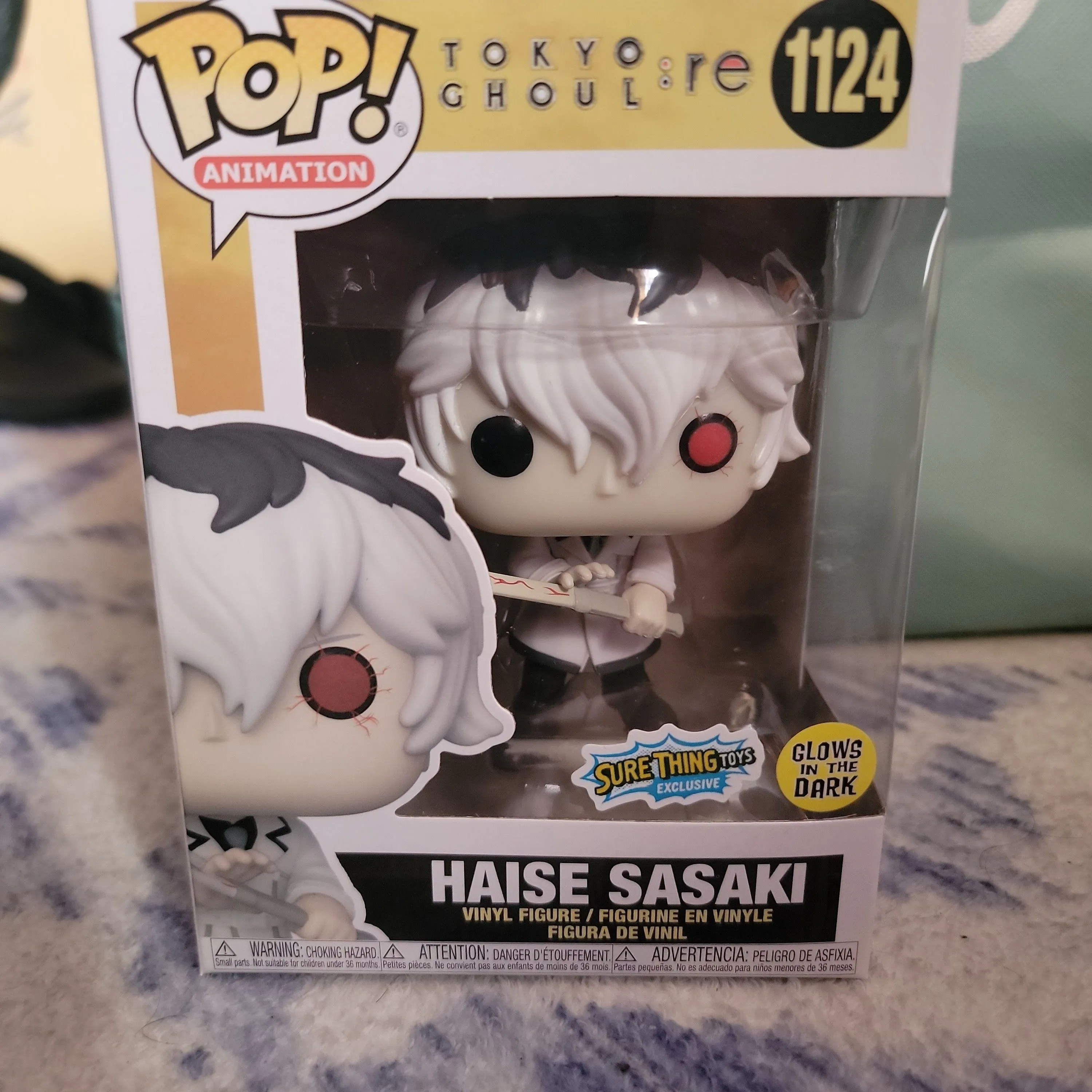 Haise Sasaki hotsell Funko Pop 1124 Orange Red Glow in the dark