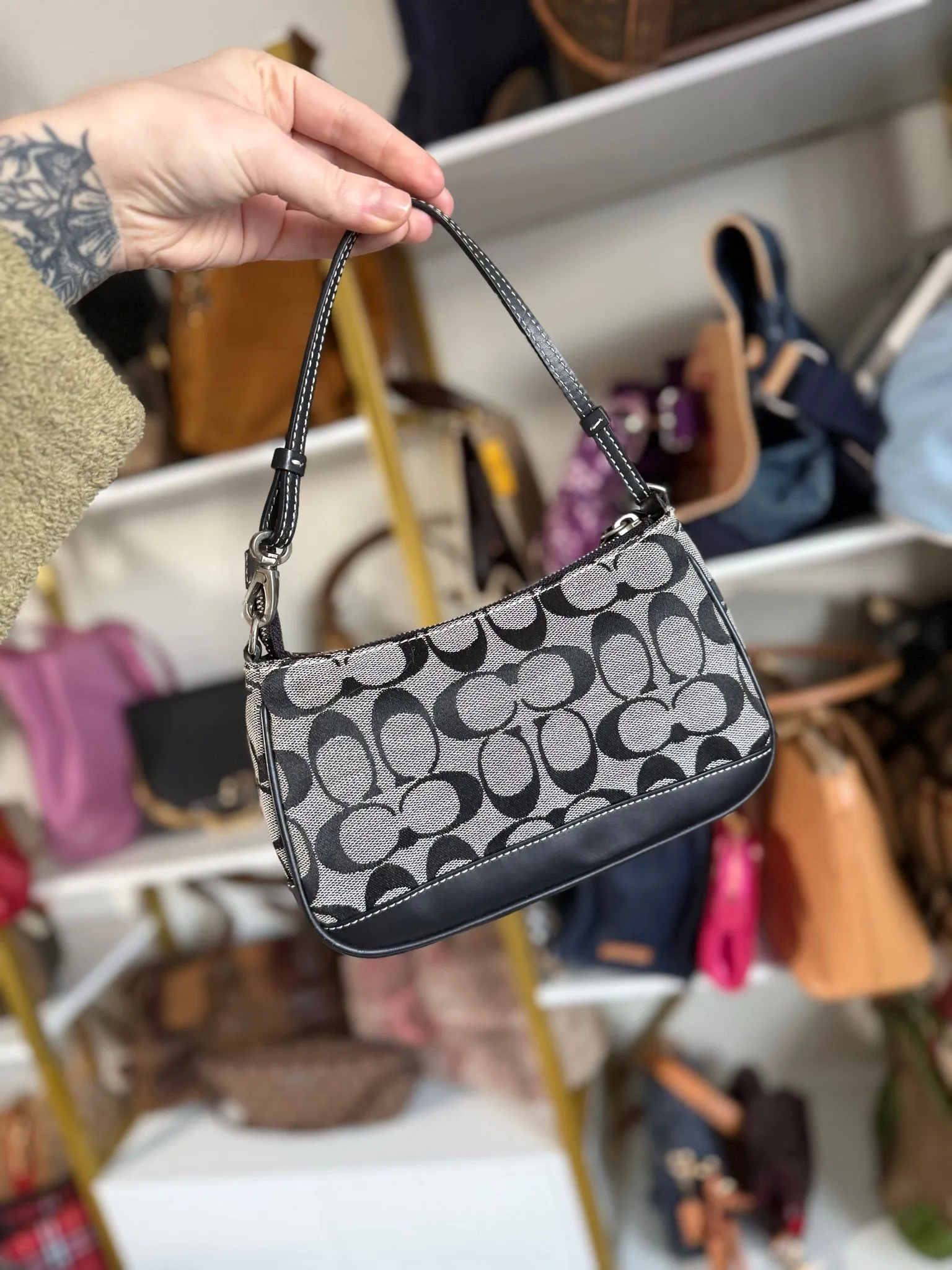 3XW) Coach 6094 Y2k signature Demi pouch bag · Whatnot: Shop, Sell