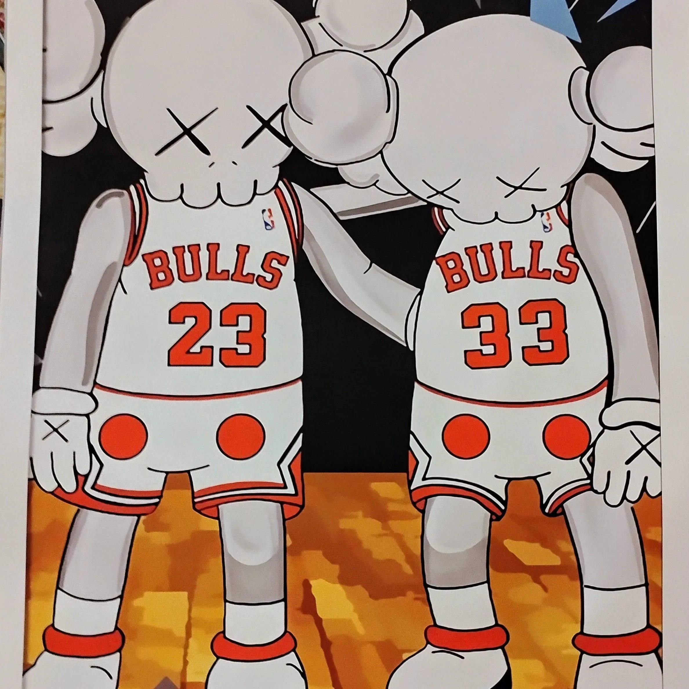 KAWS Michael Jordan Scottie Pippen Canvas · Whatnot: Shop, Sell