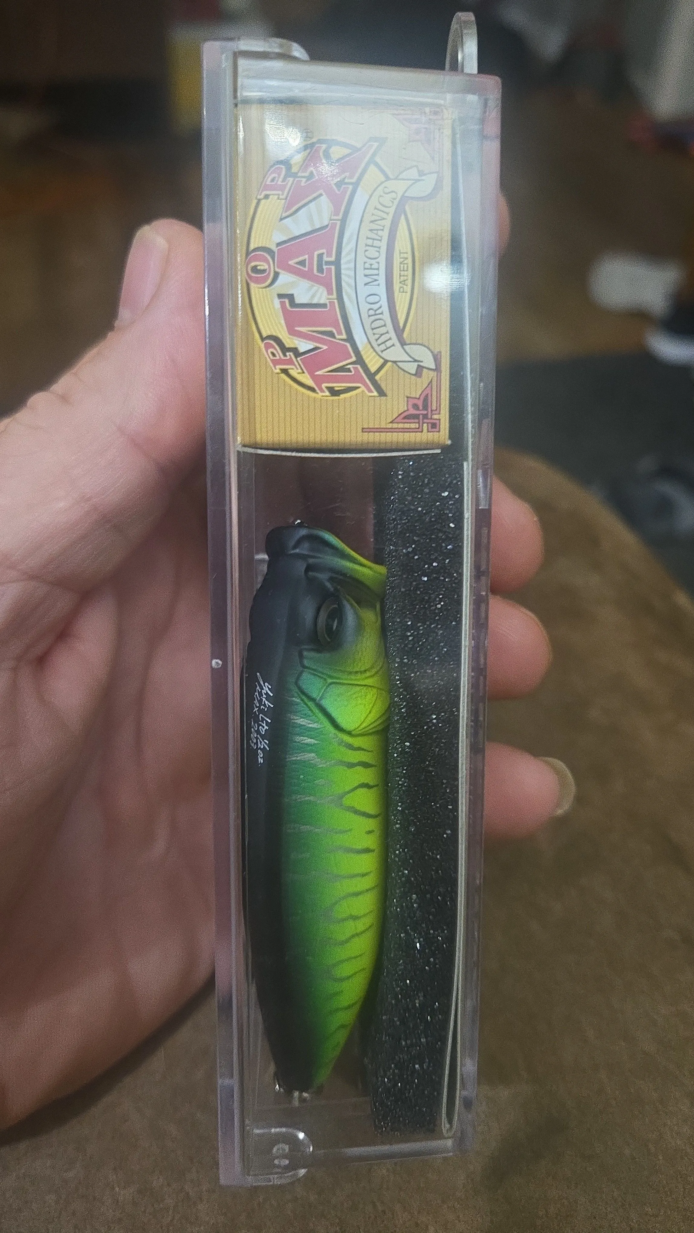 Megabass SEALED Mat Tiger Popmax in Coffin Box · Whatnot: Shop