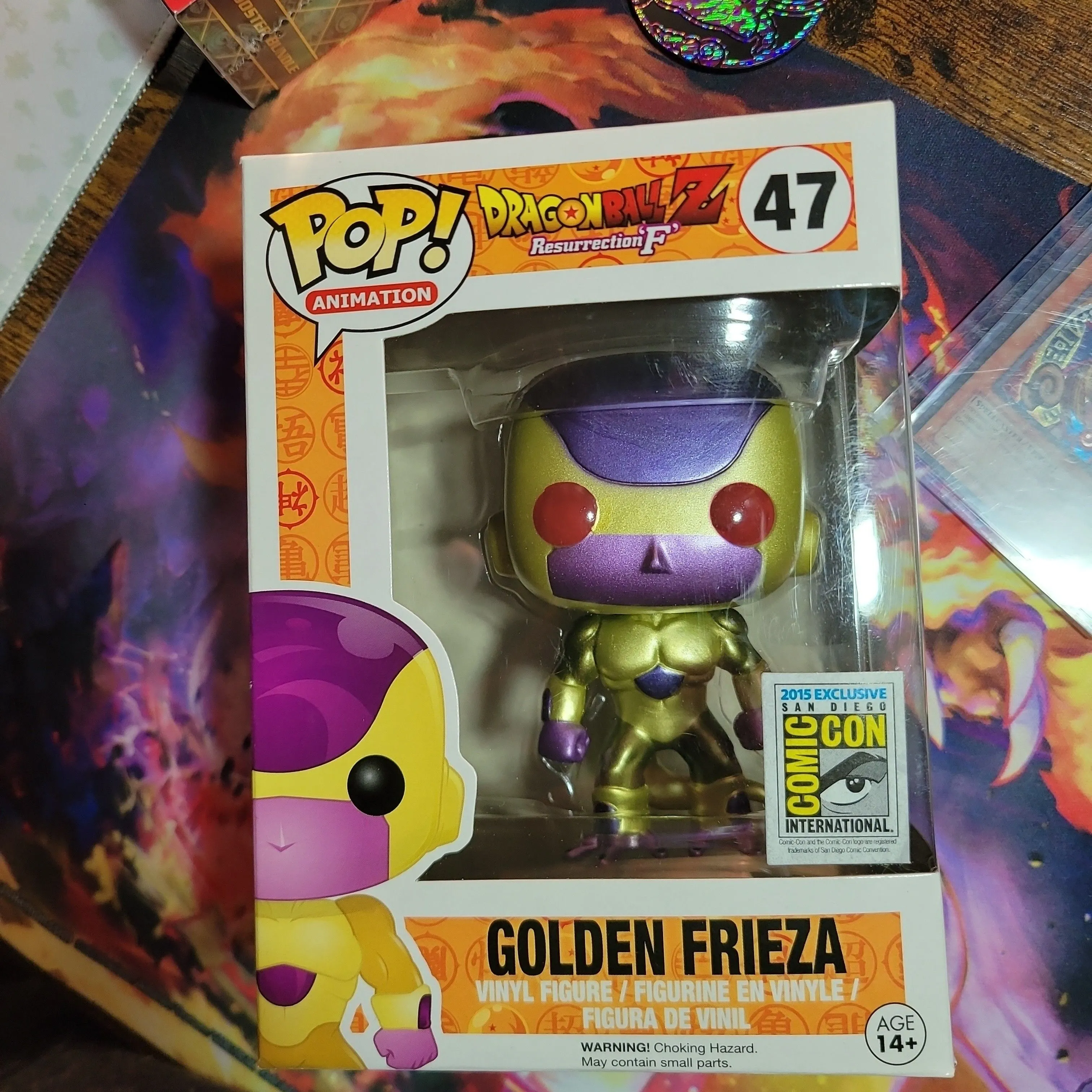 DBZ Golden Frieza Pop Figure Comic Con store Exclusive