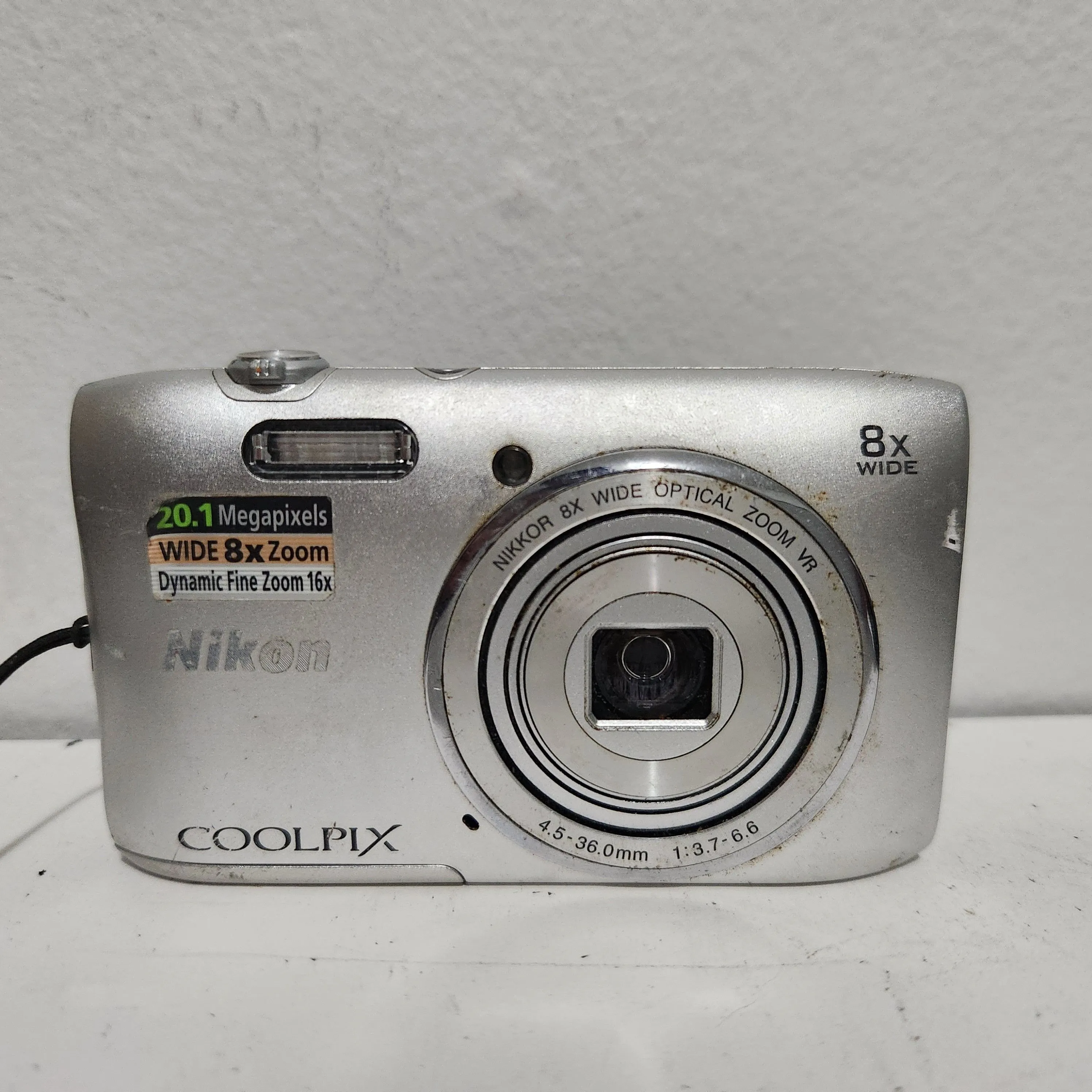 Nikon Camera COOLPIX S3600 20.1MP & 8x Wide Zoom Compact Digital