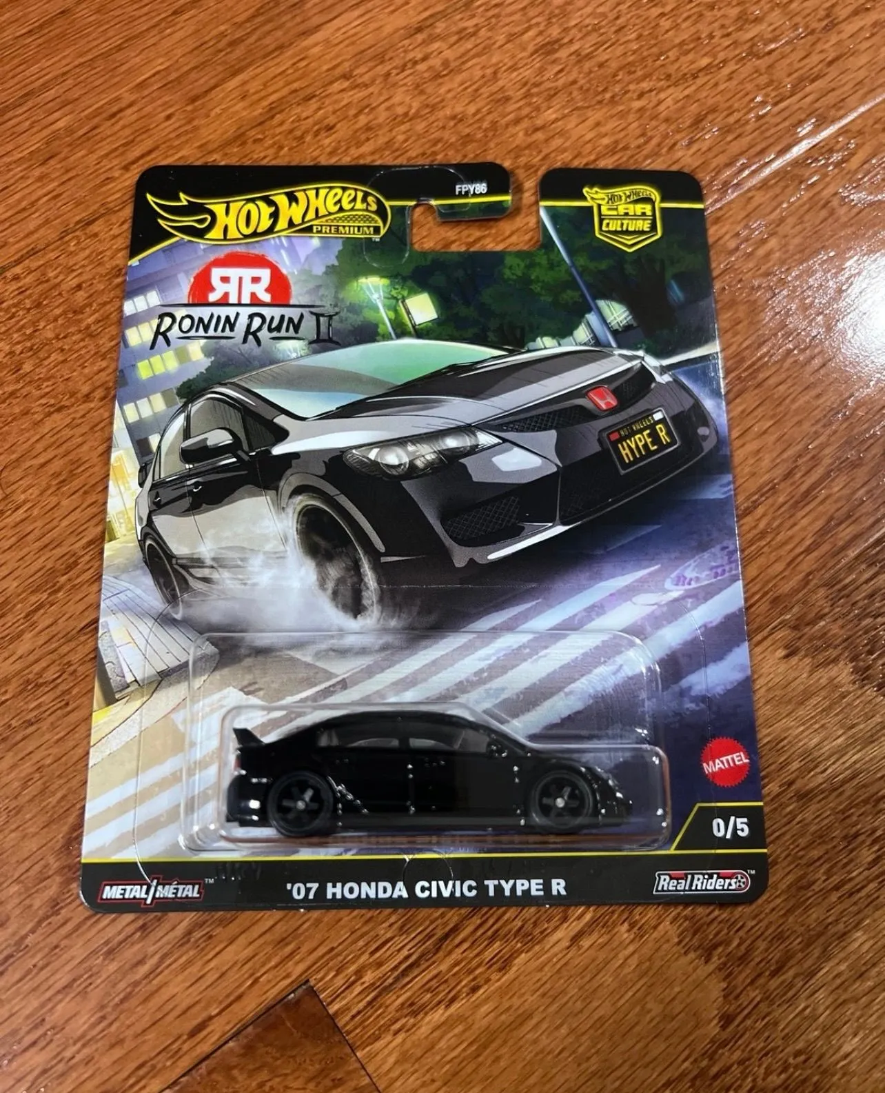 Hot Wheels Premium Car Culture Ronin Run II '97 Honda Civic Type R