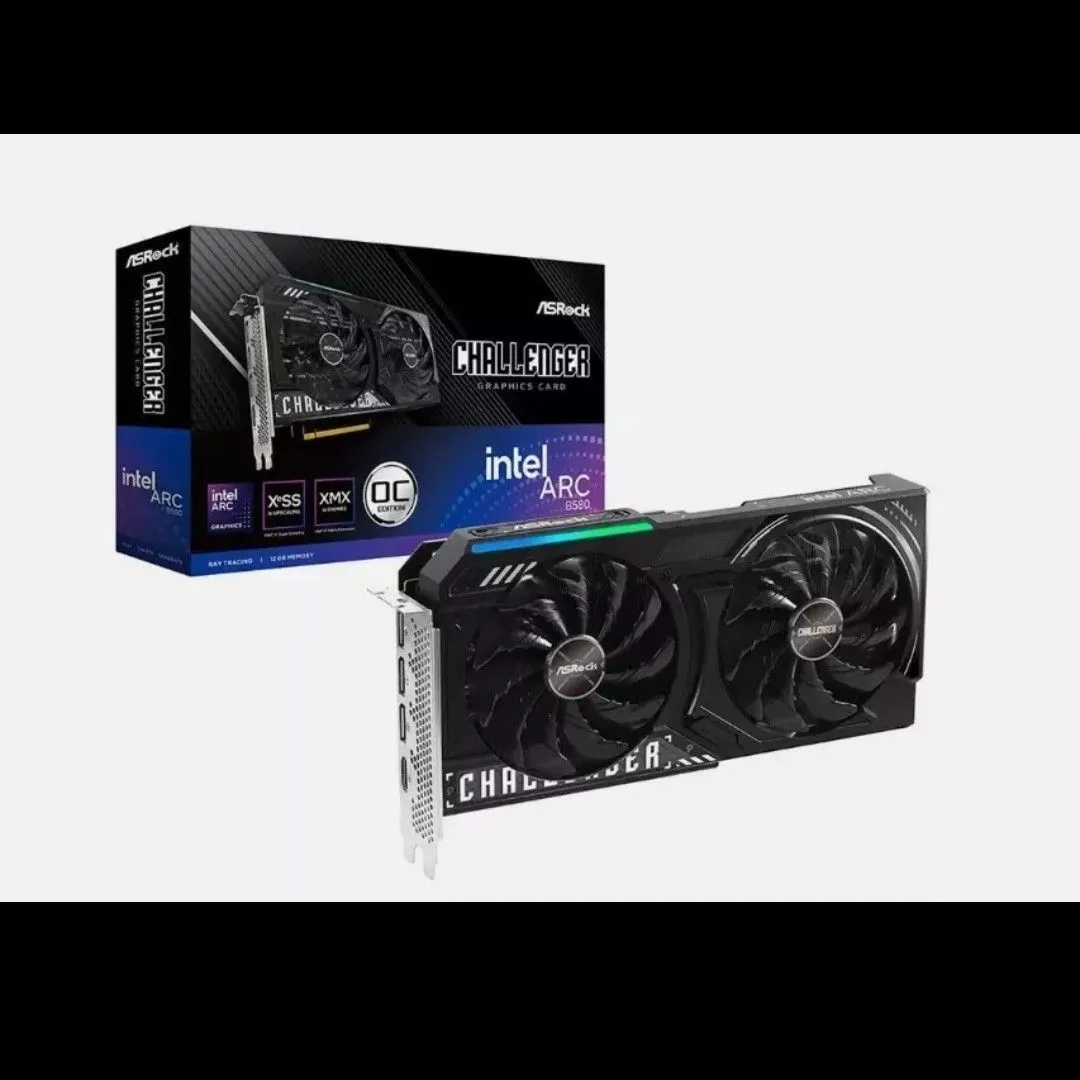 ASRock Intel Arc B580 Challenger OC 12GB GDDR6 PCIe 4.0