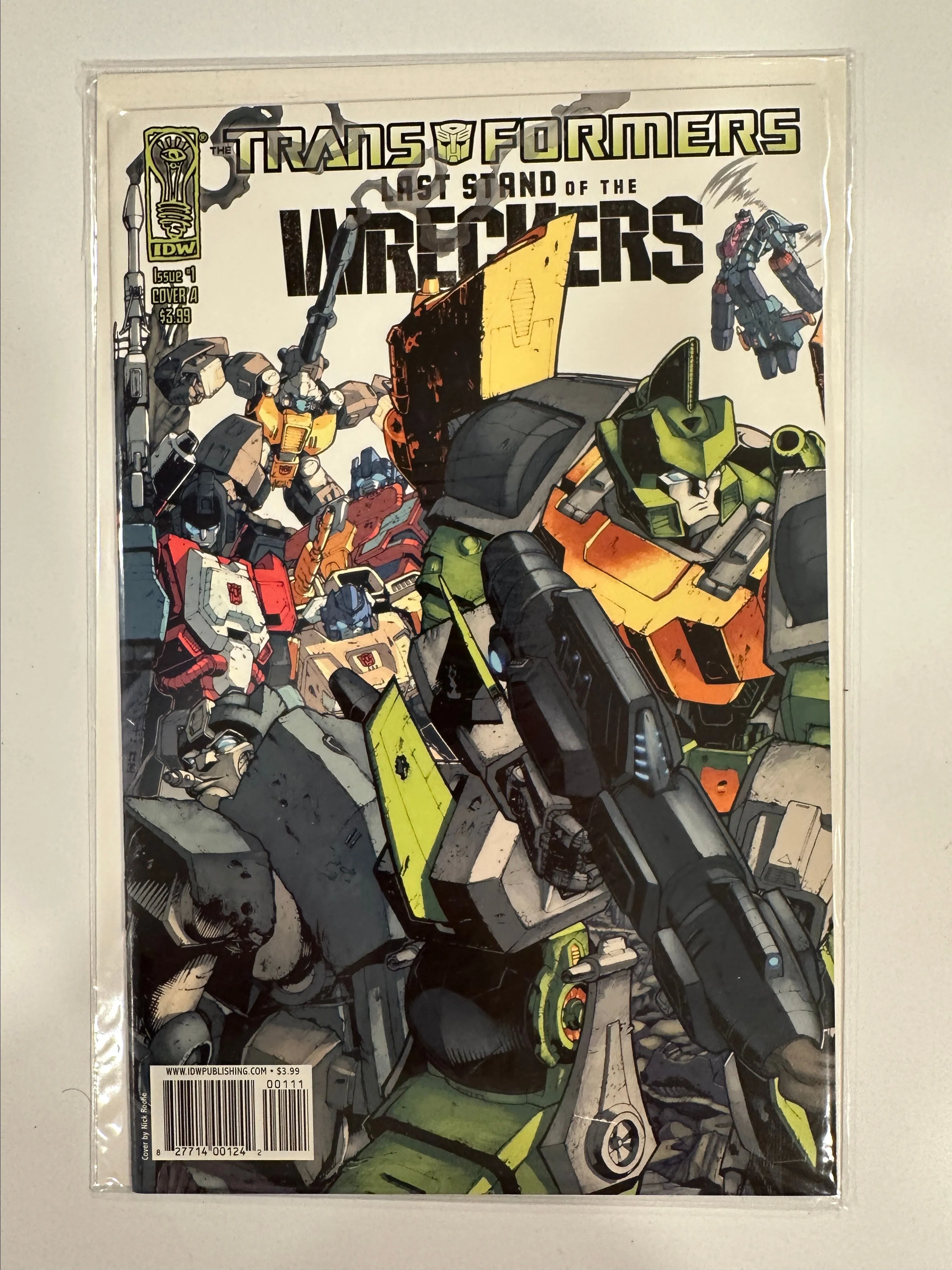 TRANSFORMERS LAST STAND OF THE WRECKERS #1 COVER A IDW COMIC