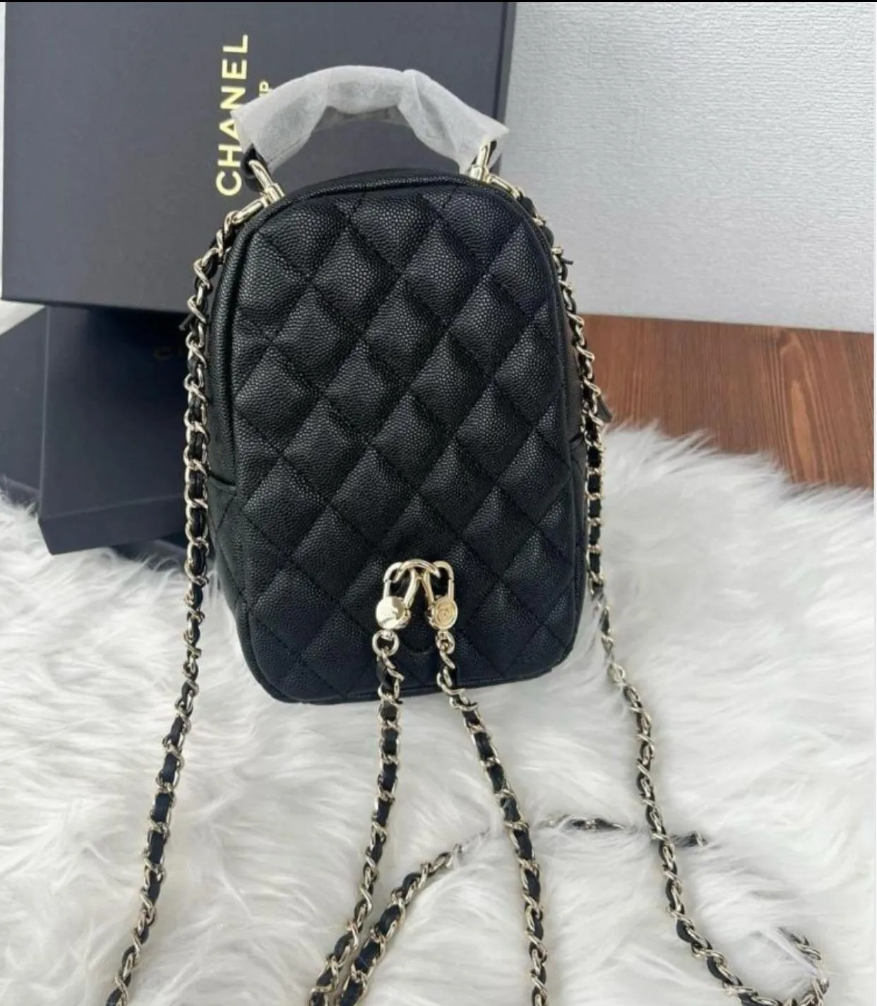 Chanel Beaute Makeup Mini Backpack- New with Box! · Whatnot: Shop