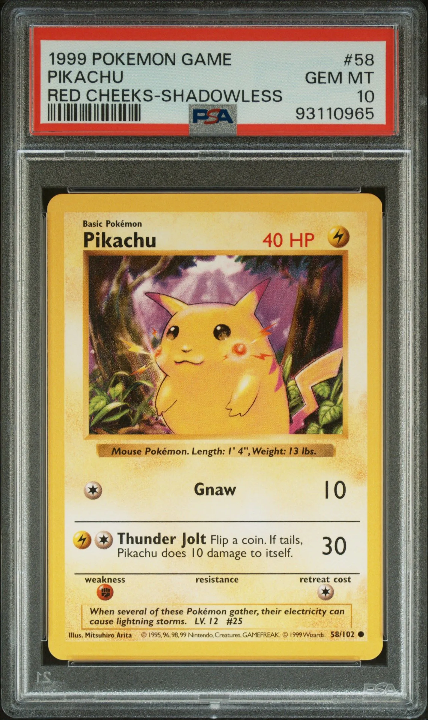 レッドチーク ピカチュウ psa 9 Pikachu Red Cheeks Shadowless Base Set PSA 10 · Whatnot