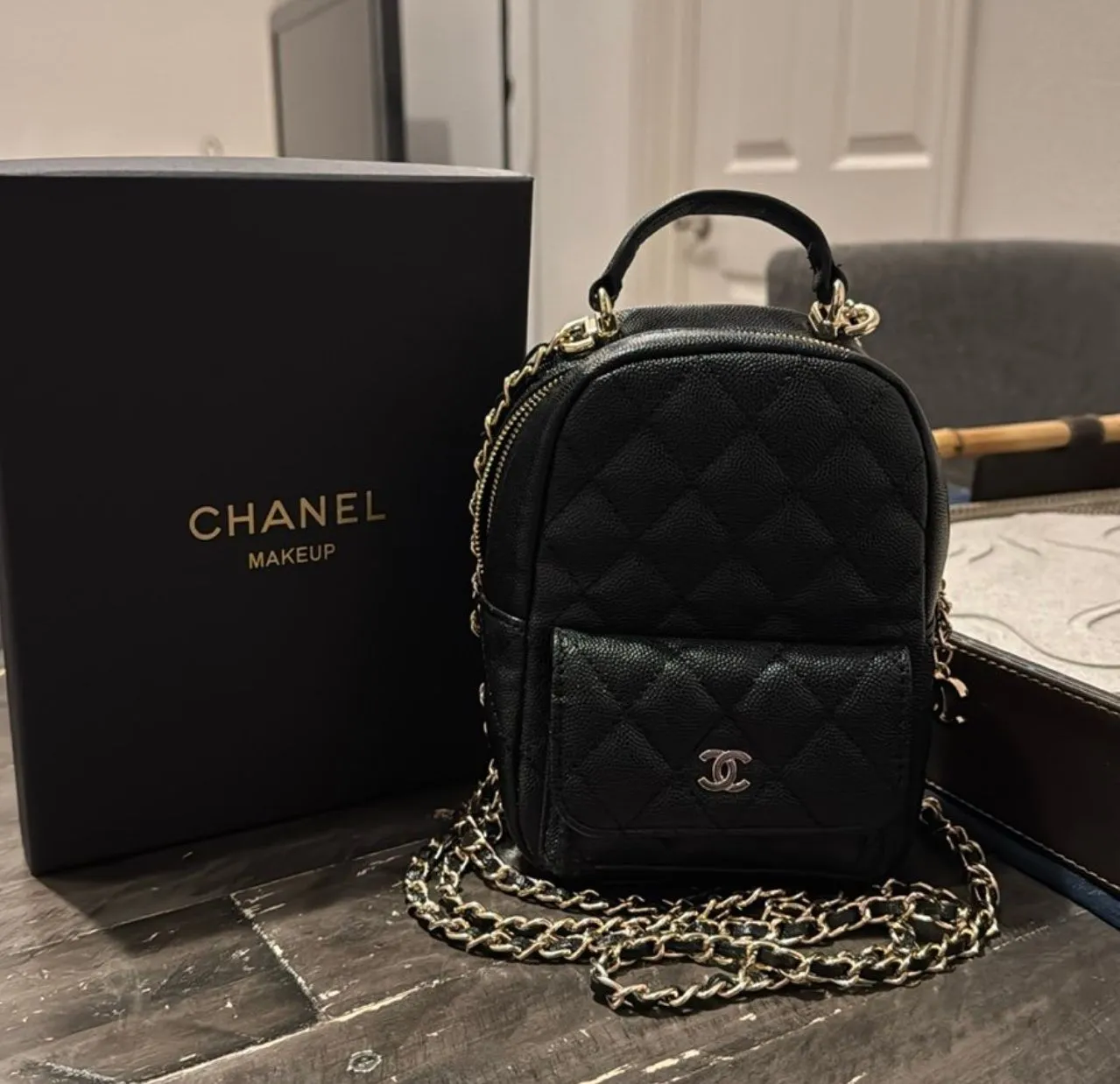 Chanel Beaute Makeup Mini Backpack- New with Box! · Whatnot: Shop