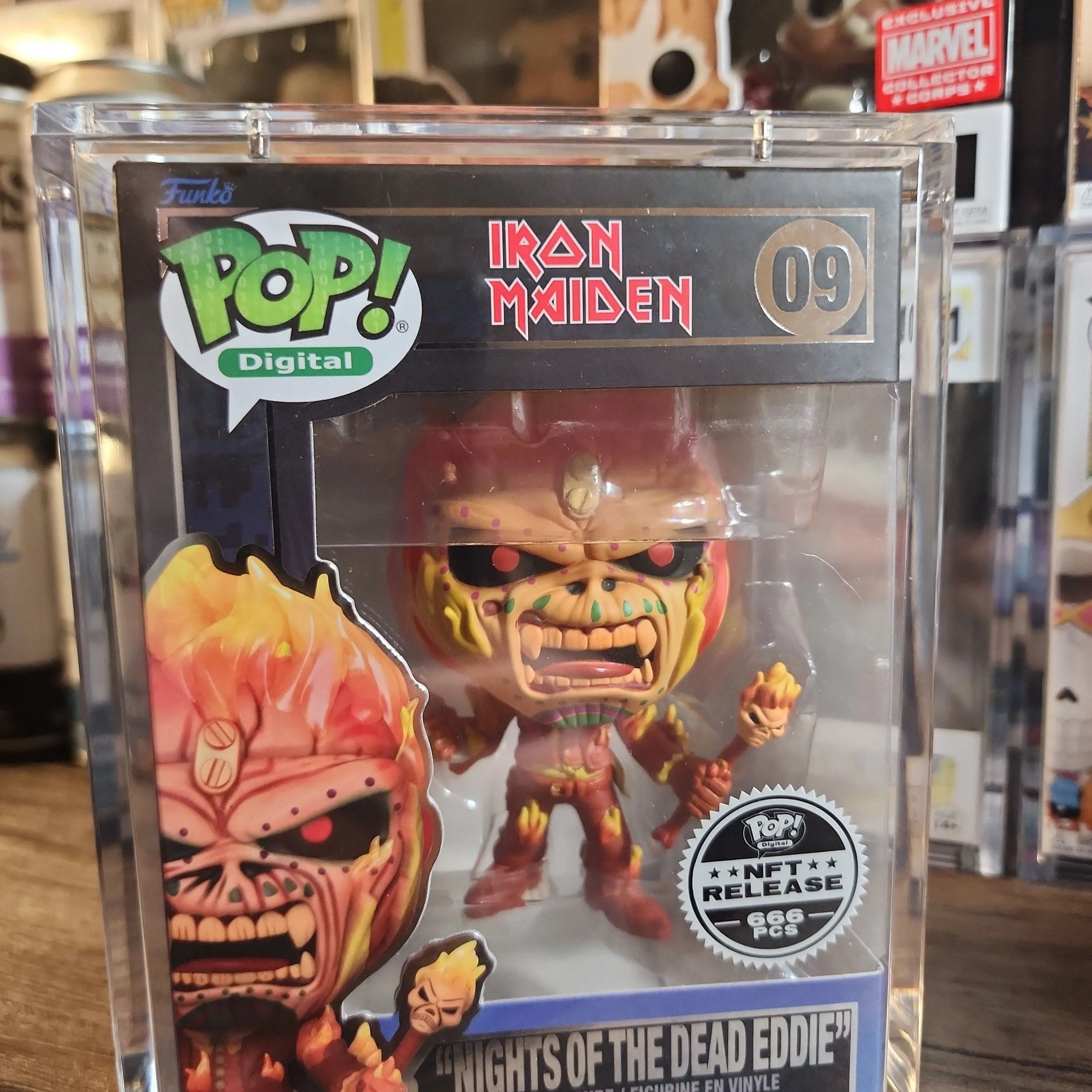 Iron Maiden Nights of the Dead Eddie Digital Funko Pop NFT grail