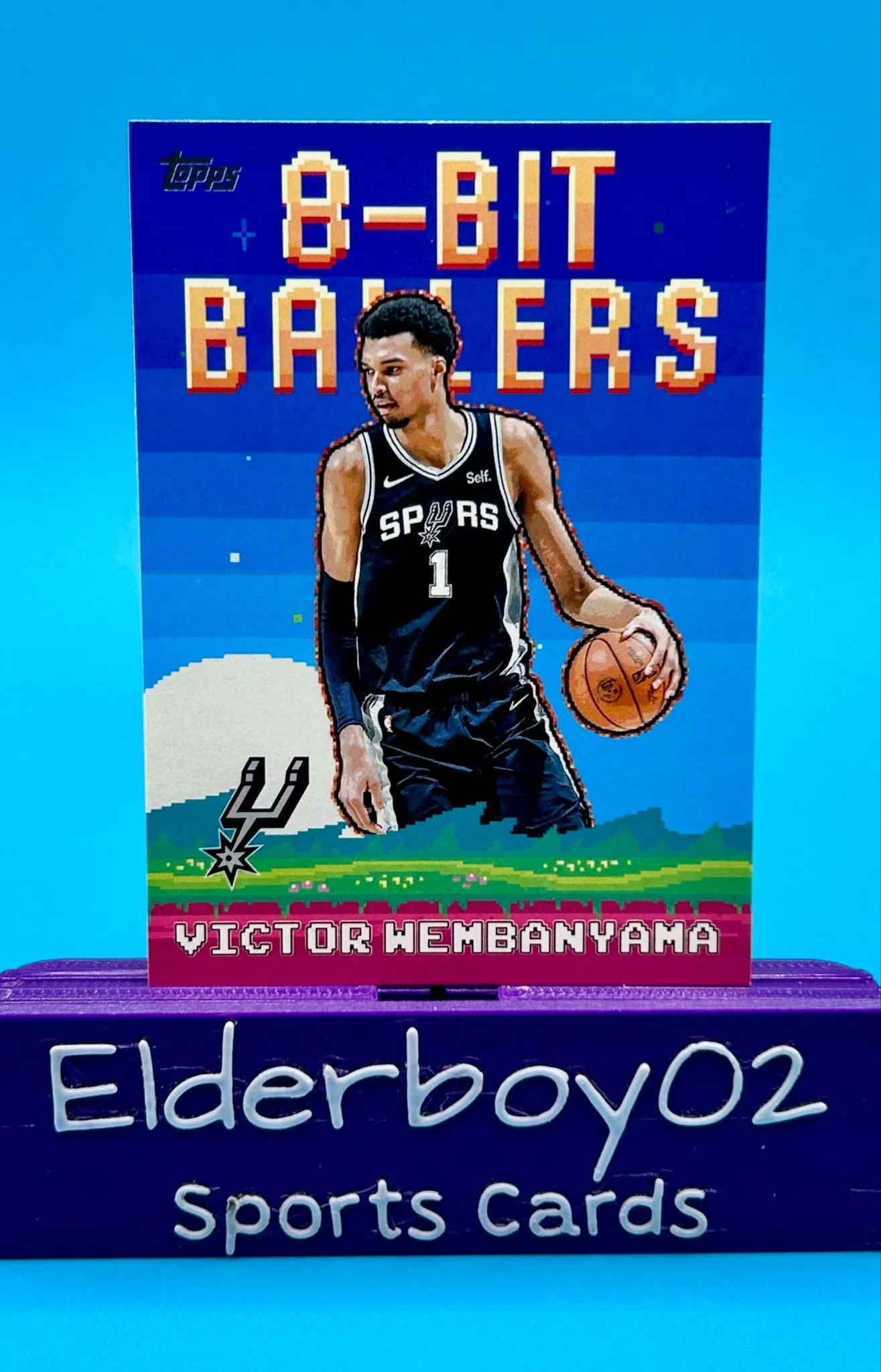 Victor Wembanyama 8-Bit Ballers 2025-26 Topps Basketball San