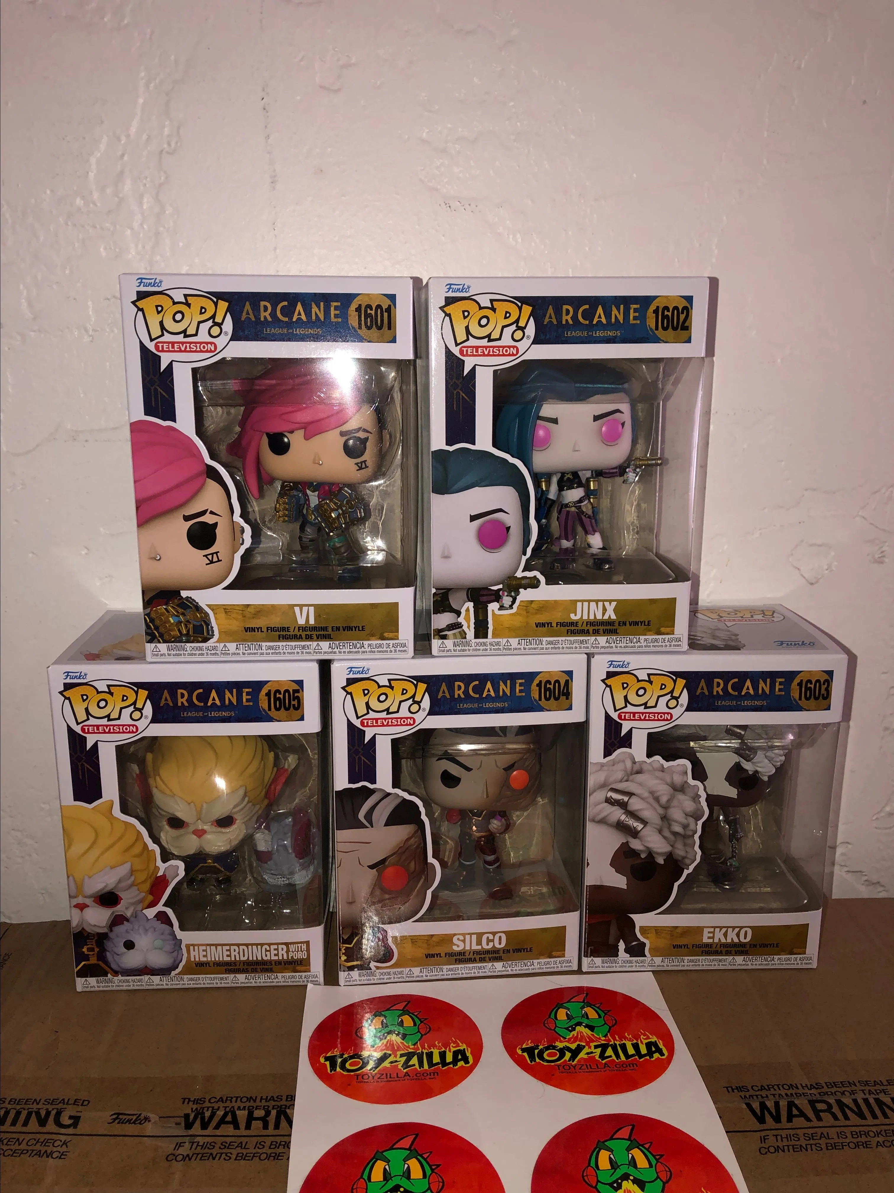 Funko Pop! Arcane: League of Legends (SET of 5) #1601-1605