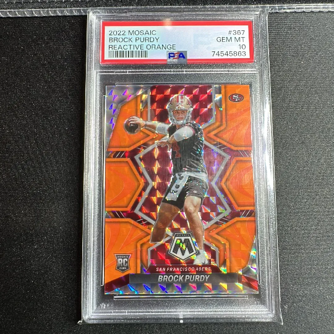 2022 mosaic Brock Purdy sold orange reactive