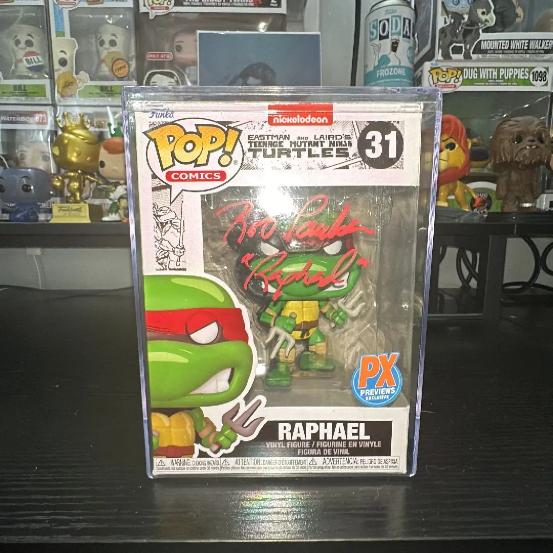 Funko Pop Raphael Autographed outlet