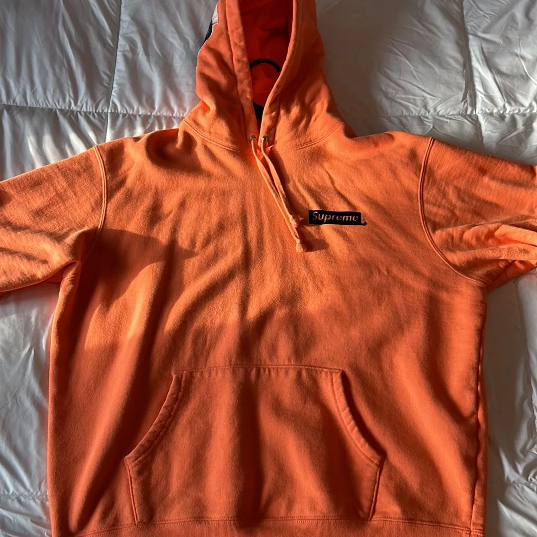 Orange hoodie supreme best sale