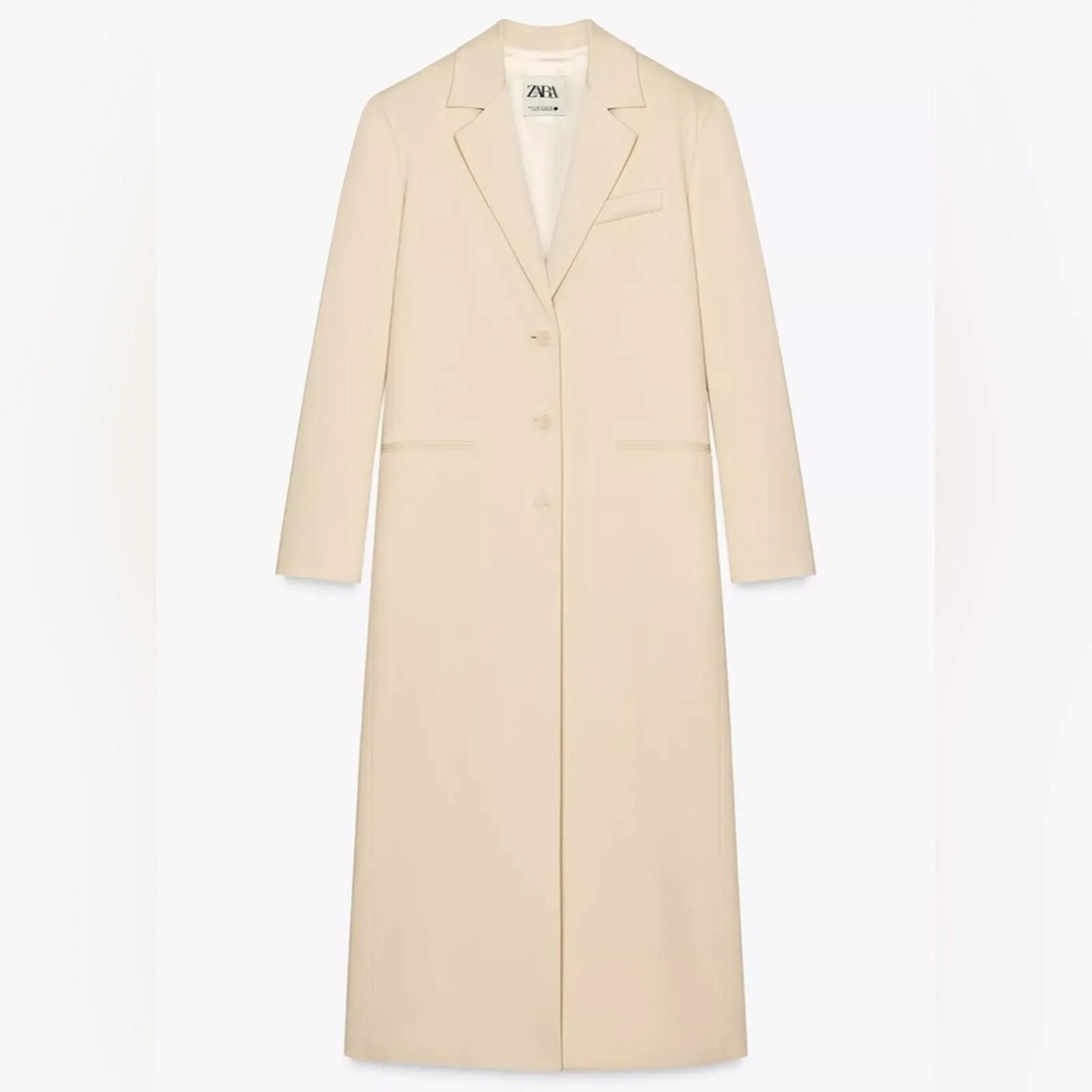 NWT- Zara- ZW Collection Limited Edition Long Frock Coat-M - new