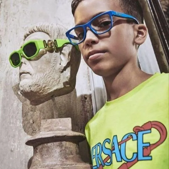 NEW Versace KIDS VK4429U 536987 Green Dark Grey Gold