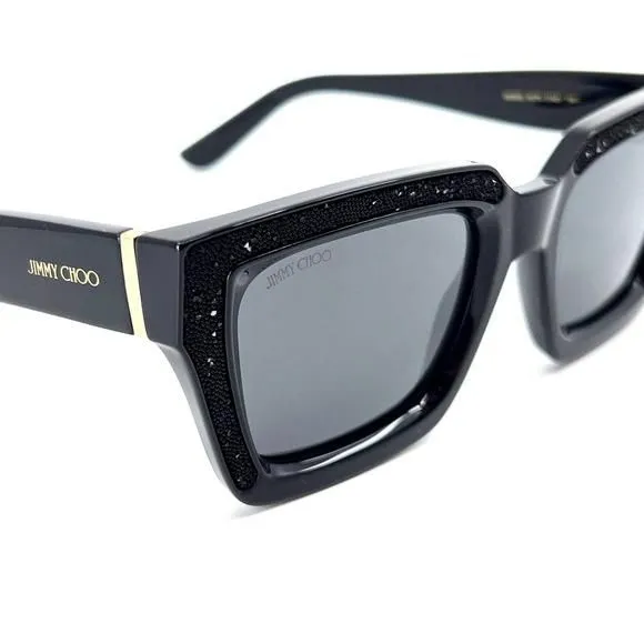サングラス JIMMY CHOO Woman Sunglasses Black MEGS/S 807T4 New, JIMMY CHOO Sunglasses MEGS/S 807T4 Authentic | eBay