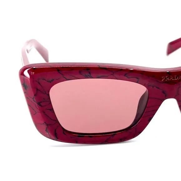 PRADA SPR17U-F ラウンド型サングラス　 PINK / BLK 01_7c9c576c-b069-42dc-870e-