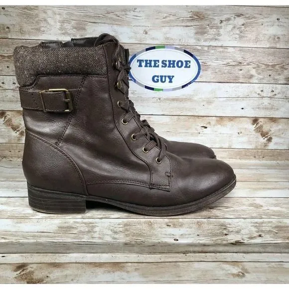 New with brown Rampage fittable boots