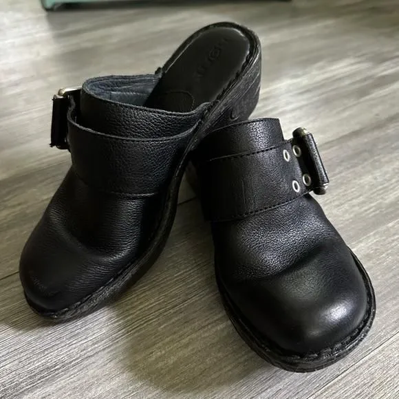 Born black mules online