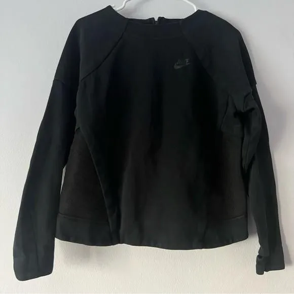 Nike Sportswear Tech Fleece Mesh Crew Top Medium · Whatnot