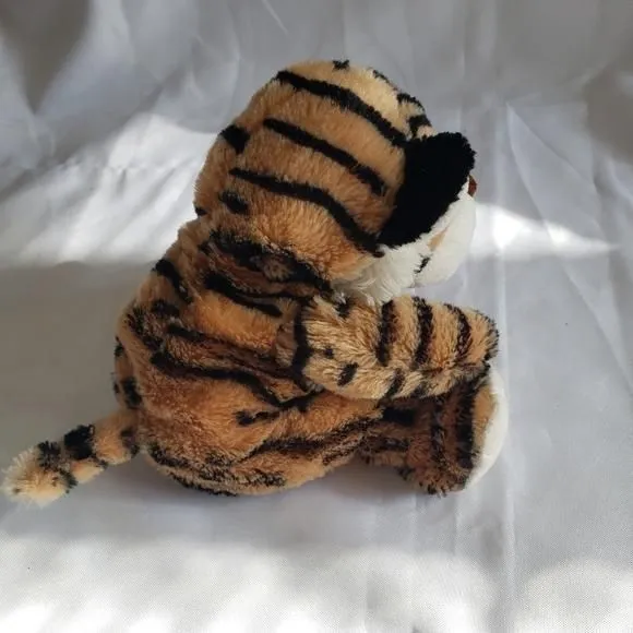 KellyToy Tiger Hand Puppet Stuffed Animal Black Orange White Year 2011 Vintage Whatnot Buy Sell Go Live