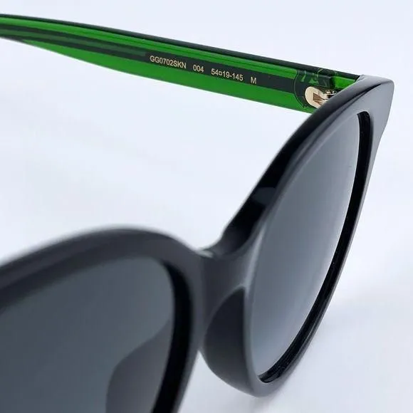 GUCCI サングラス GG0702SKN-004 BLACK/GRAY ユニセックス GUCCI GG0702SKN 004 Black Green Grey Gradient Medium 54 mm