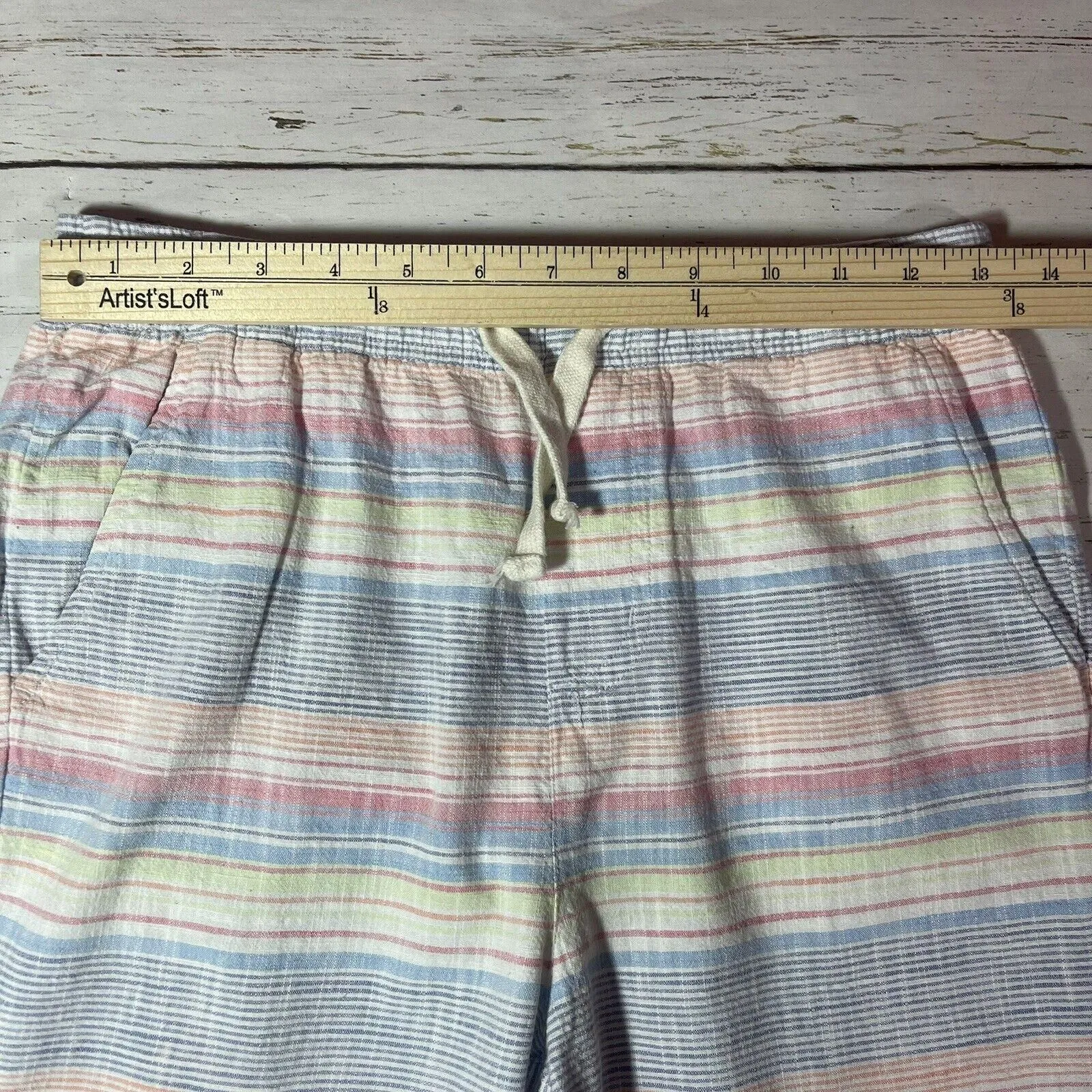 Vineyard Vines Shorts Girls Size 14 Large Striped Pull On Drawstring ...