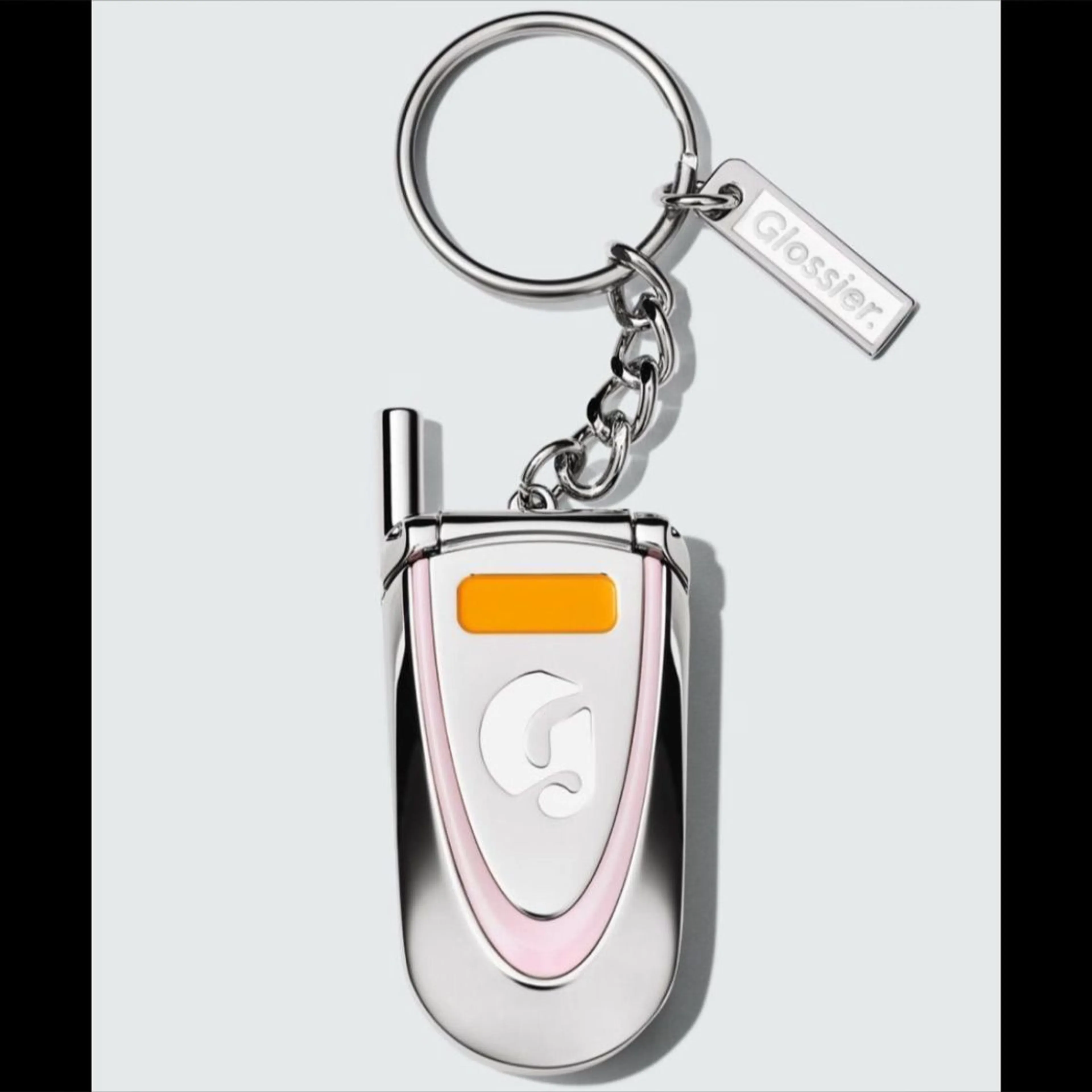 Glossier LA Flip Phone popular Keychain