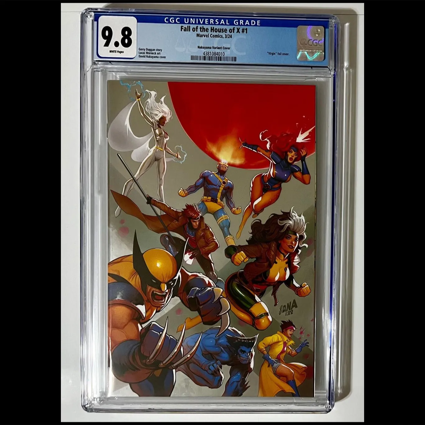 X-MEN #2 CGC 9.8 David hot Nakayama Gold Variant Cover Unknown Comics