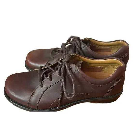 Red Wing 4173 Brown Leather Slip Resistant Derby Comfort Shoes For Women Size 5 Whatnot Buy Sell Go Live