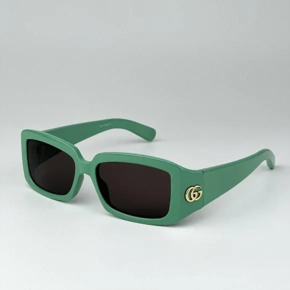 NEW Gucci GG1403S 004 Sage Green Gray Unisex Rectangle Sunglasses GG 1403S Whatnot Buy Sell Go Live