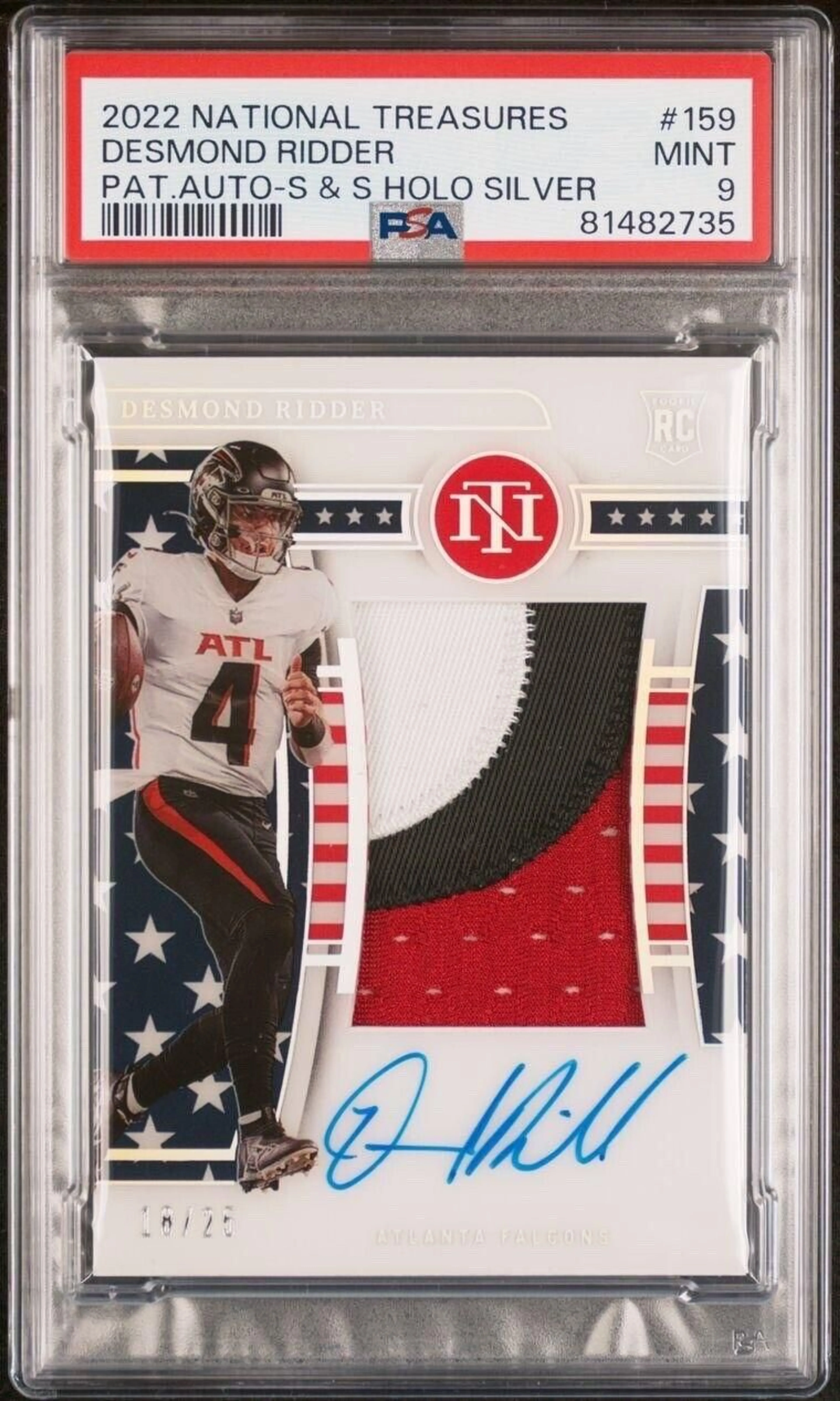 Desmond purchases Ridder Auto Rookie SSP /25