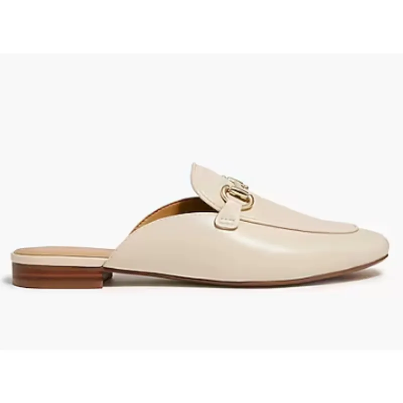 J. Crew Factory Bit loafer mules in Natural 5 M NWT · Whatnot: Buy 