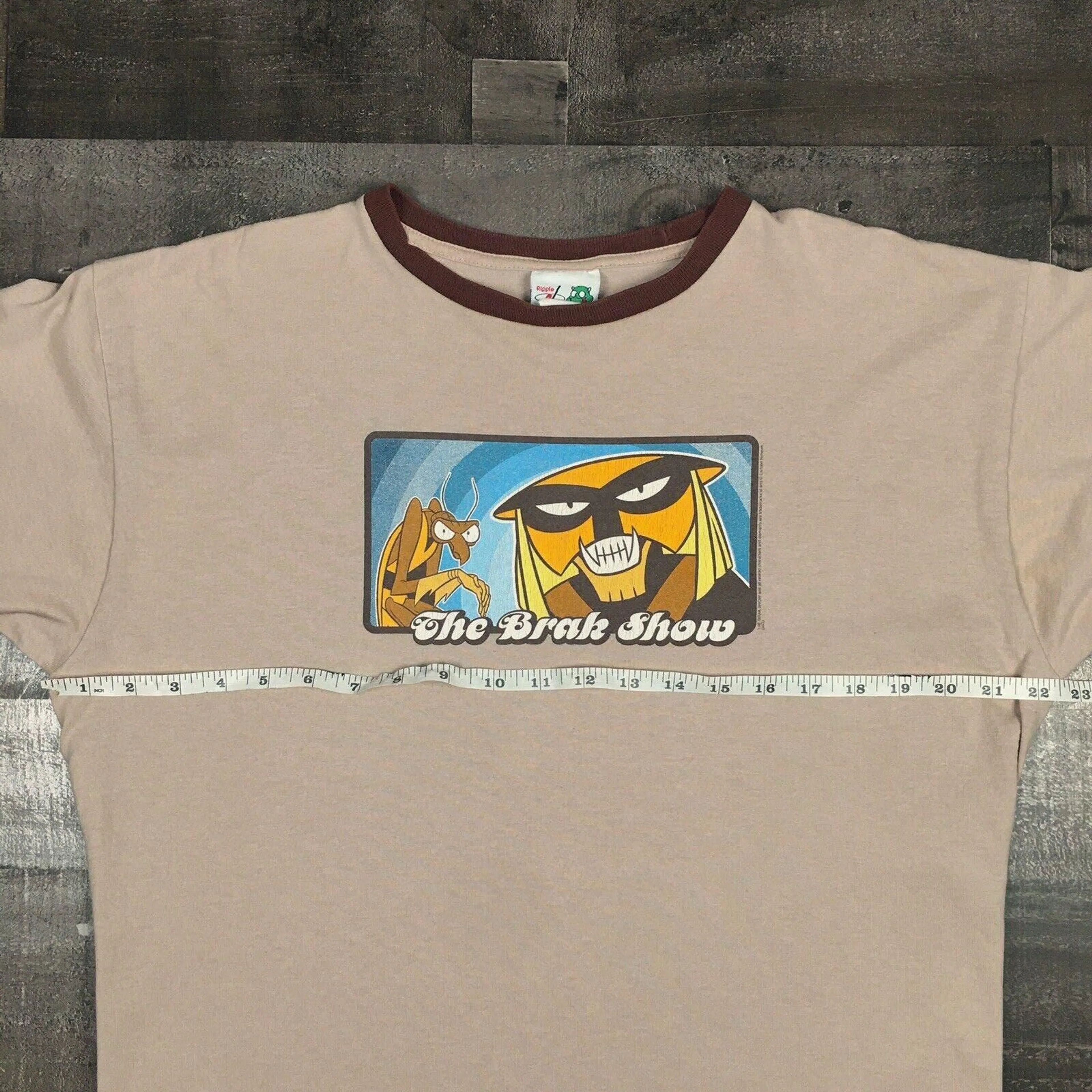 Vintage 2003 The Brak Show Cartoon Graphic Ringer T Shirt Adult Swim Brown  Large · Whatnot: Buy, Sell & Go Live